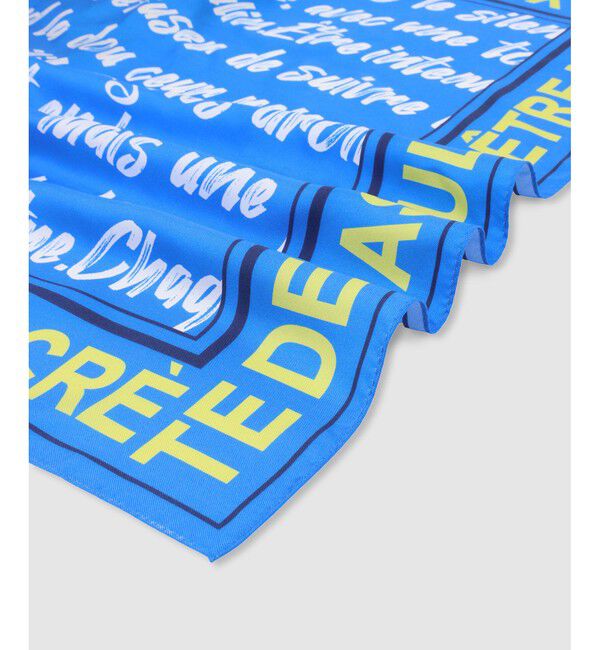 allureville「フォントロゴスカーフ」|バンダナ・スカーフ|