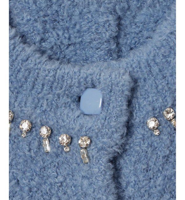 LOULOU WILLOUGHBY「【LOULOU WILLOUGHBY】フラワーズエンブロイダリーカーディガン」|カーディガン|