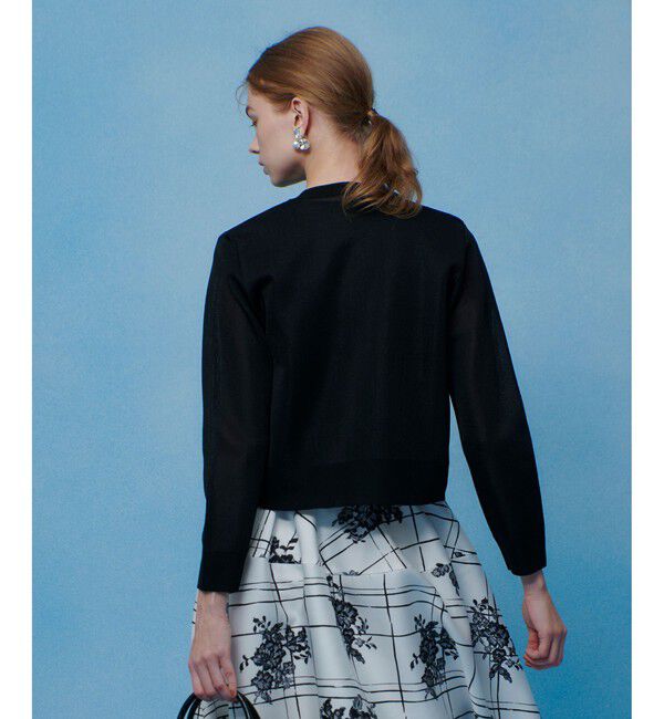 LOULOU WILLOUGHBY「【LOULOU WILLOUGHBY】シアージャガードカーディガン」|カーディガン|