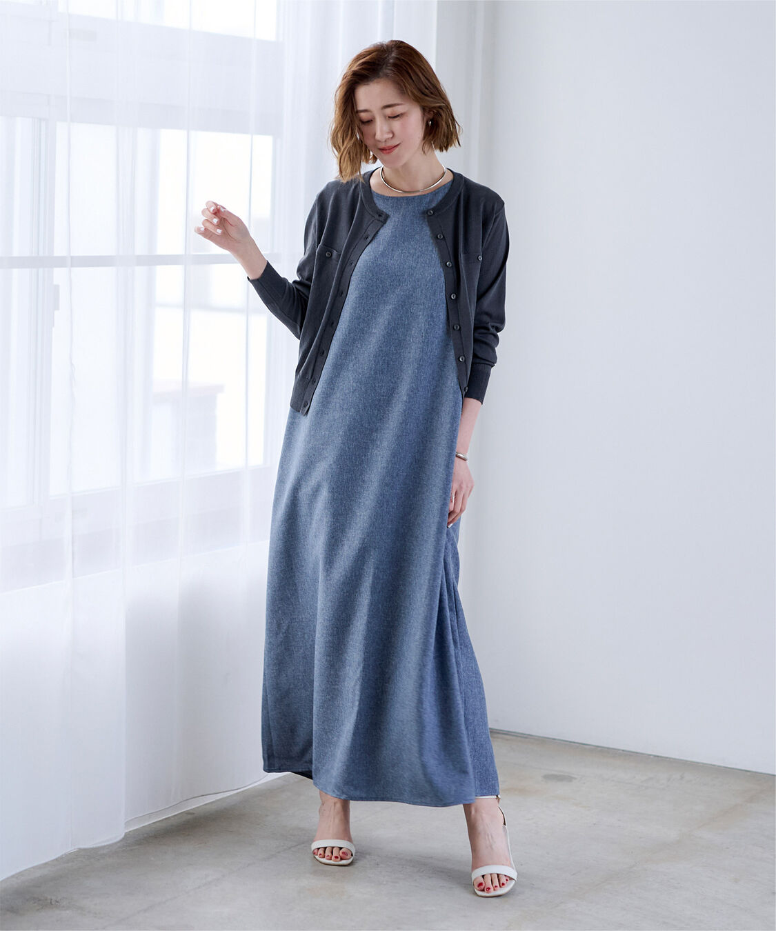 ur's「UVケアコンパクトベーシックニットカーディガン」|ニット・セーター|