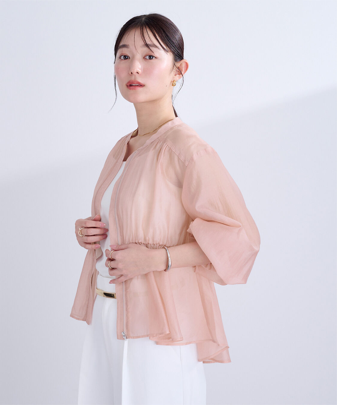 ur's「ウエストドロストシアーブルゾン」|ブルゾン・スタジャン|