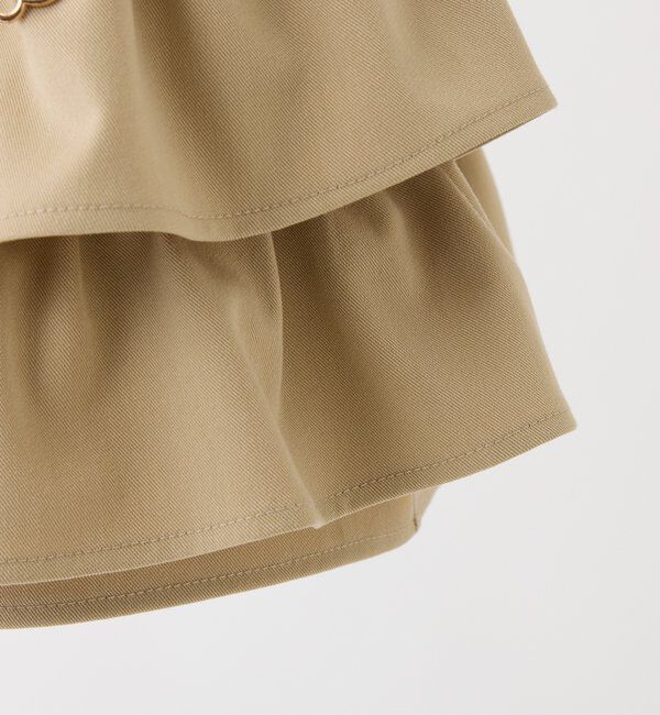  「チャーム付きティアードミニスカパン」|スカート|