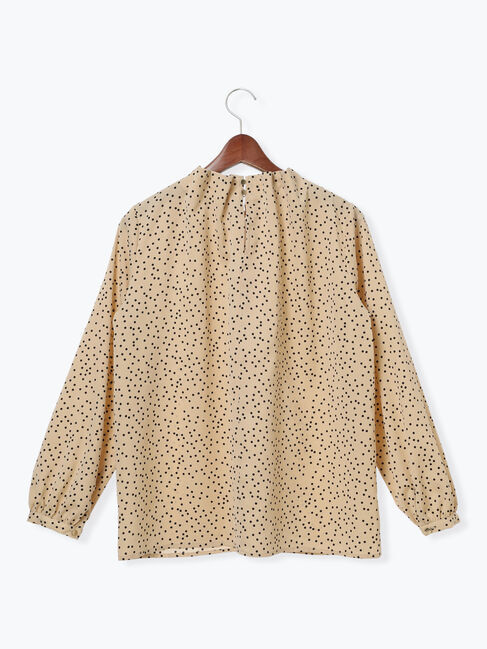 Te chichi TERRASSE「タックネックブラウス」|シャツ・ブラウス|