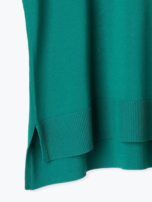 Lugnoncure「【接触冷感】無地/ボーダー半袖ニット」|ニット・セーター|