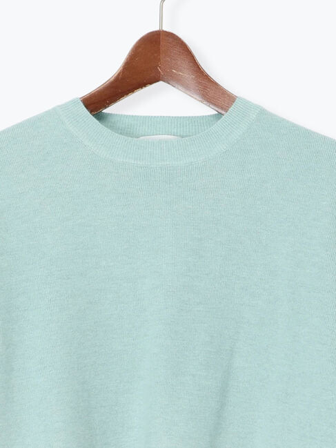 Te chichi TERRASSE「もちもちミラノリブクロップドクルーネックニット」|ニット・セーター|