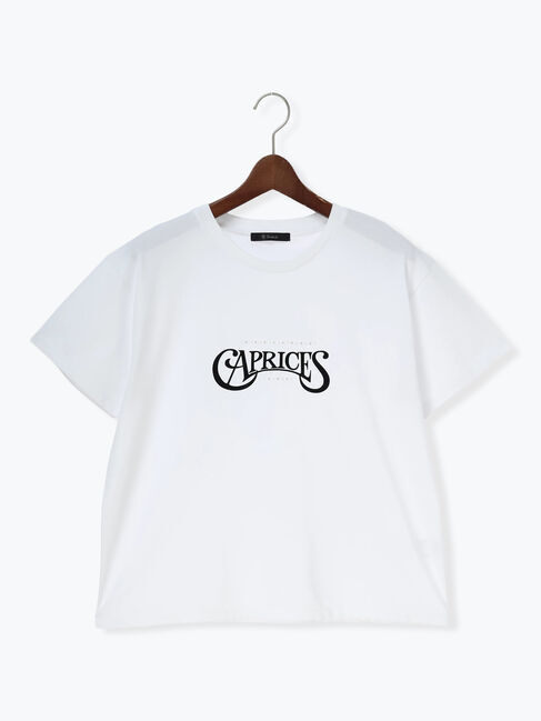 Te chichi「パール&ロゴプリントTシャツ」|Tシャツ・カットソー|