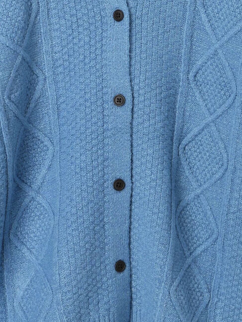 Samansa Mos2「フリンジ前後2WAYニット」|カーディガン|