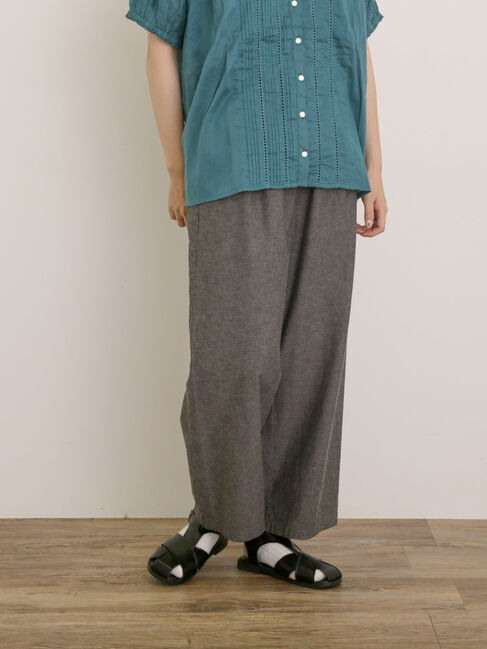 Samansa Mos2「【クールコットン】イージーストレートパンツ ≪M/Lサイズ≫」|その他|