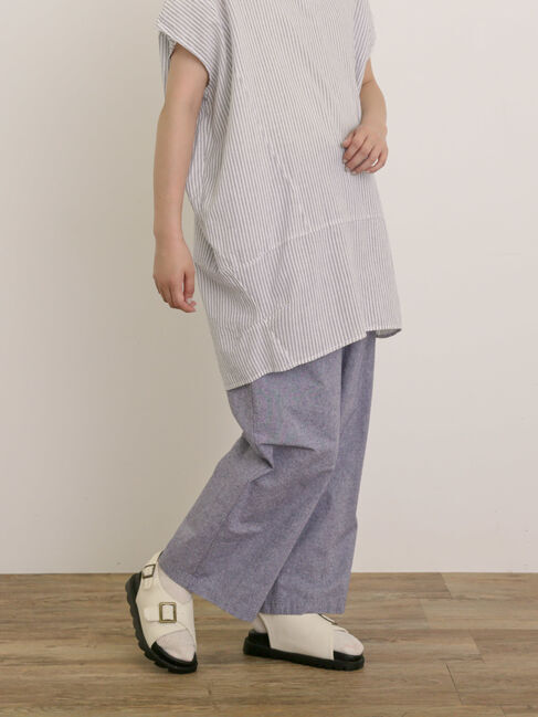 Samansa Mos2「【クールコットン】イージーストレートパンツ ≪M/Lサイズ≫」|その他|