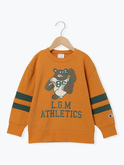 Samansa Mos2 Lagom「【Champion別注】クマプリントトレーナー」|Tシャツ・カットソー|ブラウン