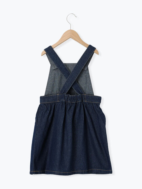 Samansa Mos2 Lagom「デニムジャンバースカート」|ワンピース|