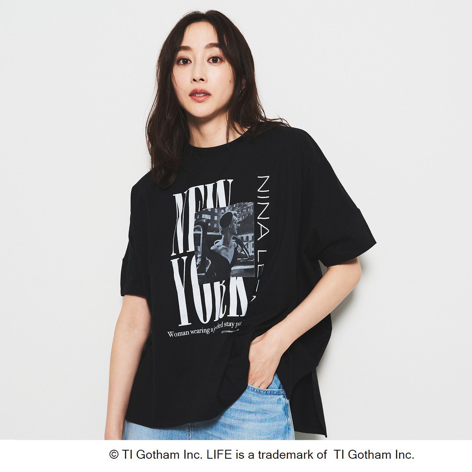 UNTITLED「【LIFE PICTURE COLLECTION&times;GOOD ROCK SPEED】 フォトTシャツ」|Tシャツ・カットソー|ブラック(019)