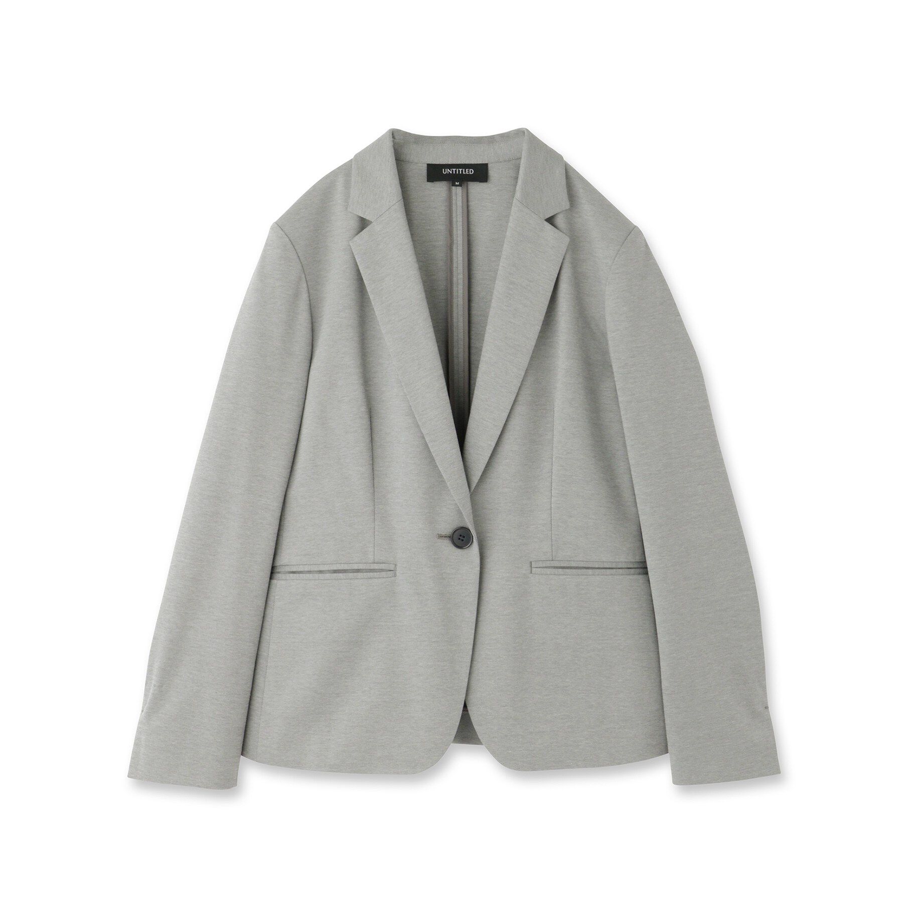 UNTITLED「【洗える/仕事着/スーツ】ジャージテーラードジャケット」|テーラードジャケット|