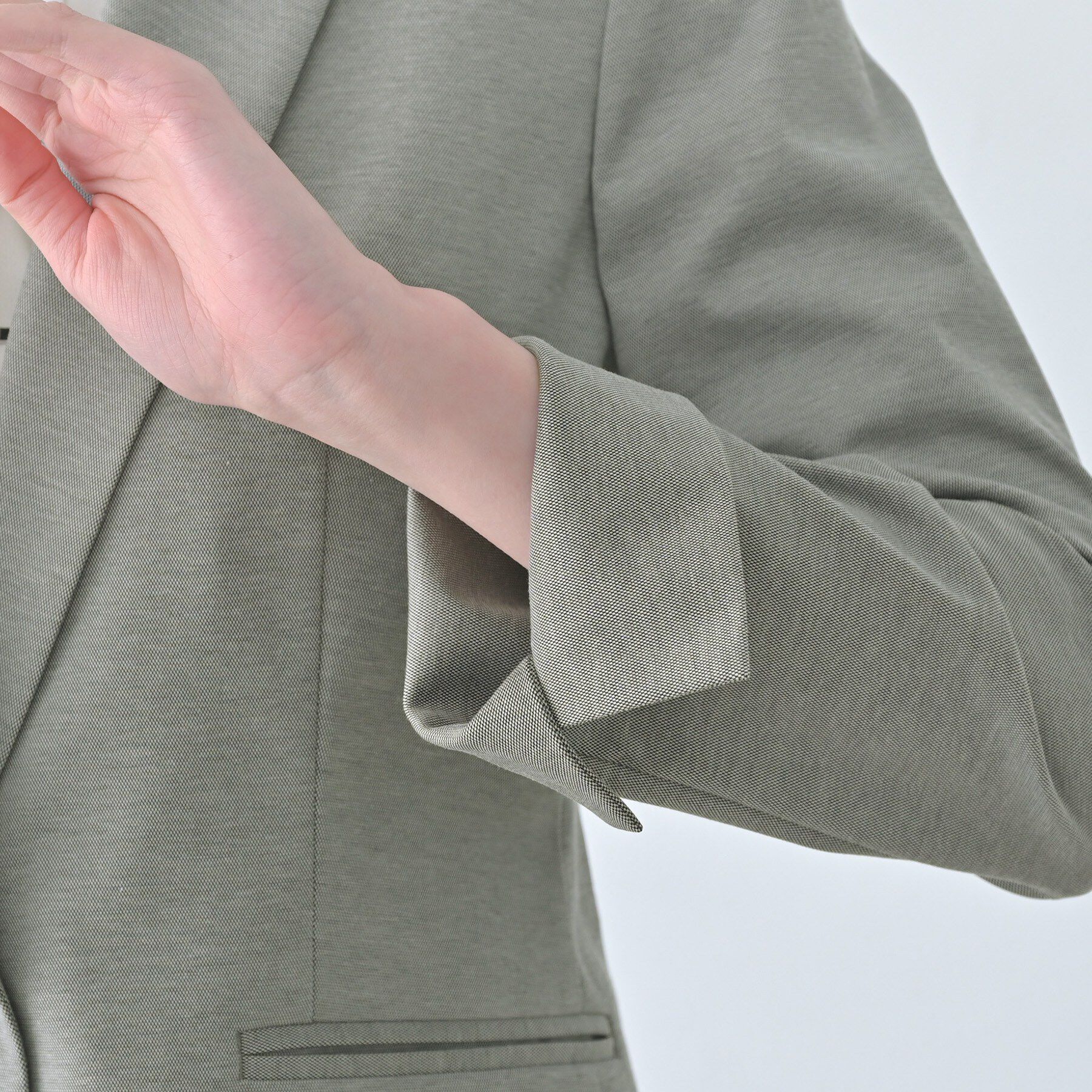 UNTITLED「【洗える/仕事着/スーツ】ジャージテーラードジャケット」|テーラードジャケット|