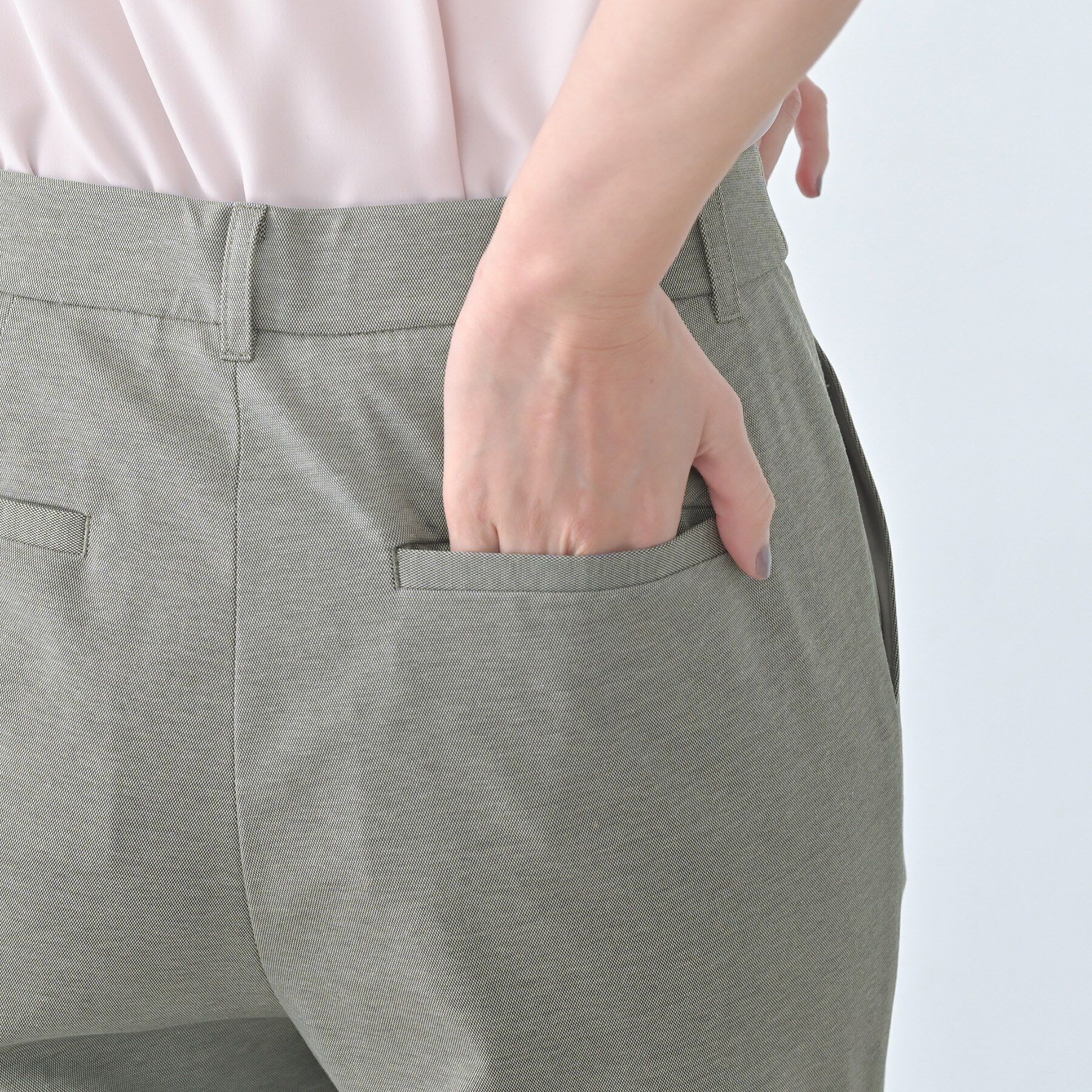 UNTITLED「【洗える/仕事着/スーツ】ジャージテーパードパンツ」|その他|