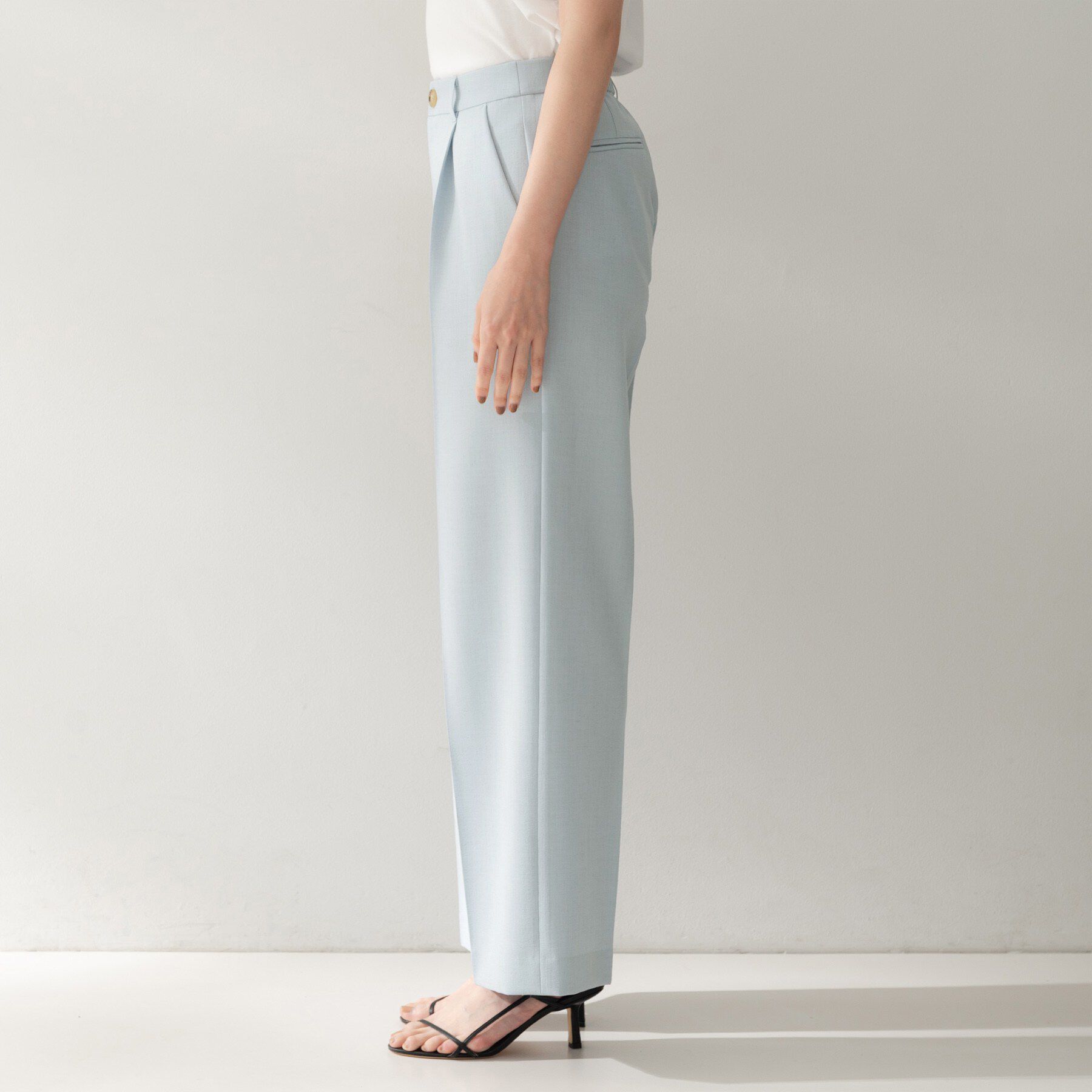 UNTITLED「【セットアップ可/UVカット/接触令感/遮熱/通気性】スラブワイドパンツ」|その他|