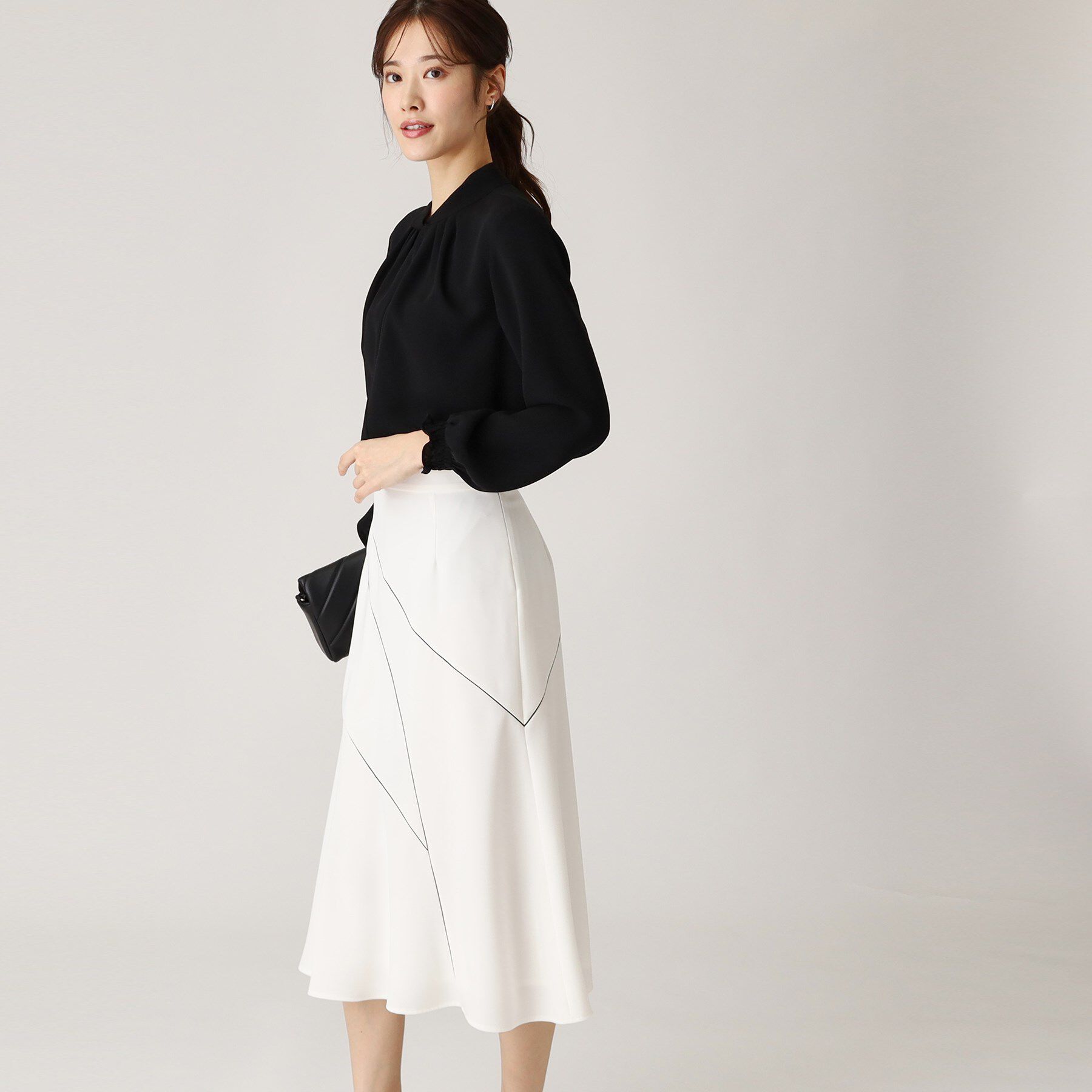 COUP DE CHANCE「【洗える／日本製】セミフレアスカート」|スカート|