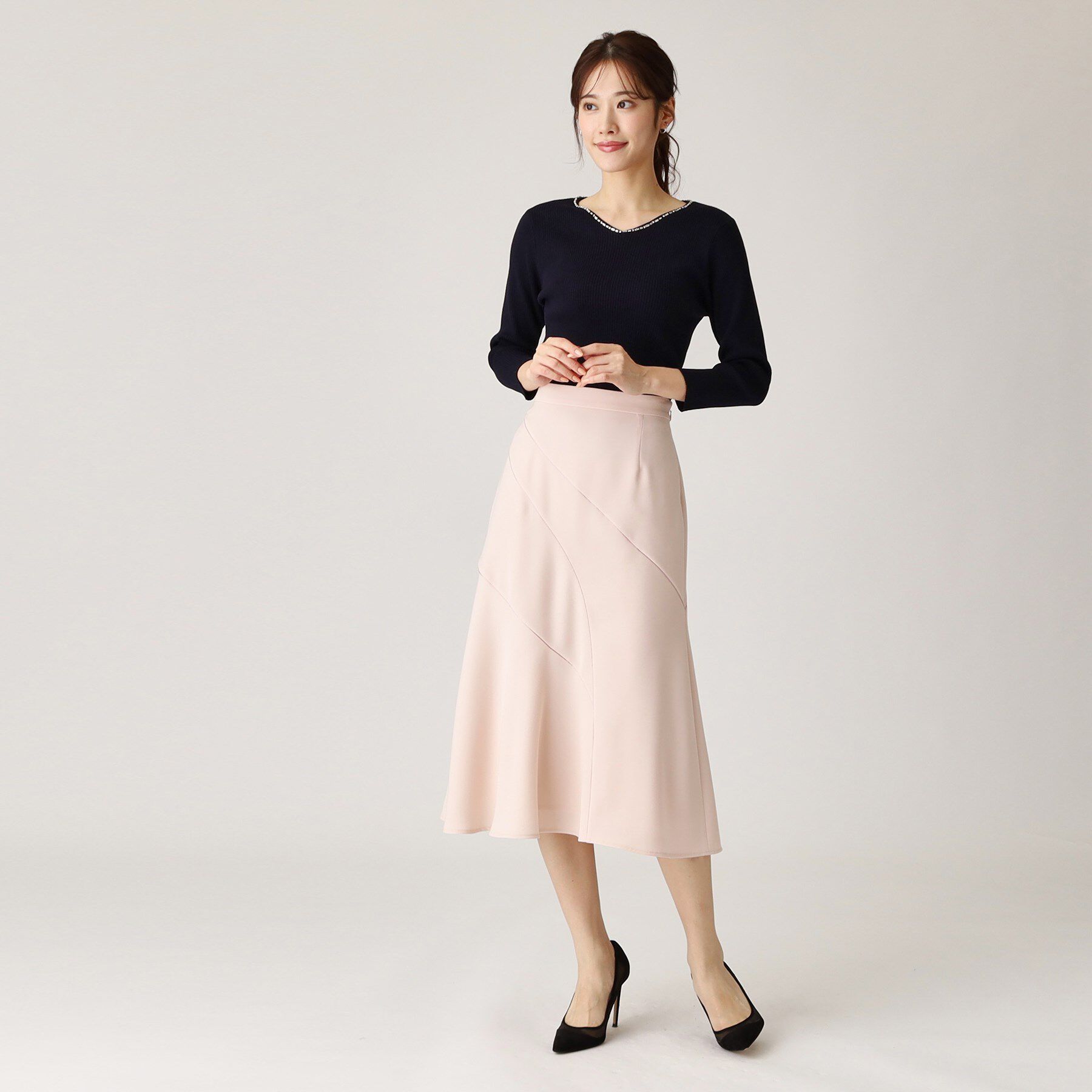 COUP DE CHANCE「【洗える／日本製】セミフレアスカート」|スカート|