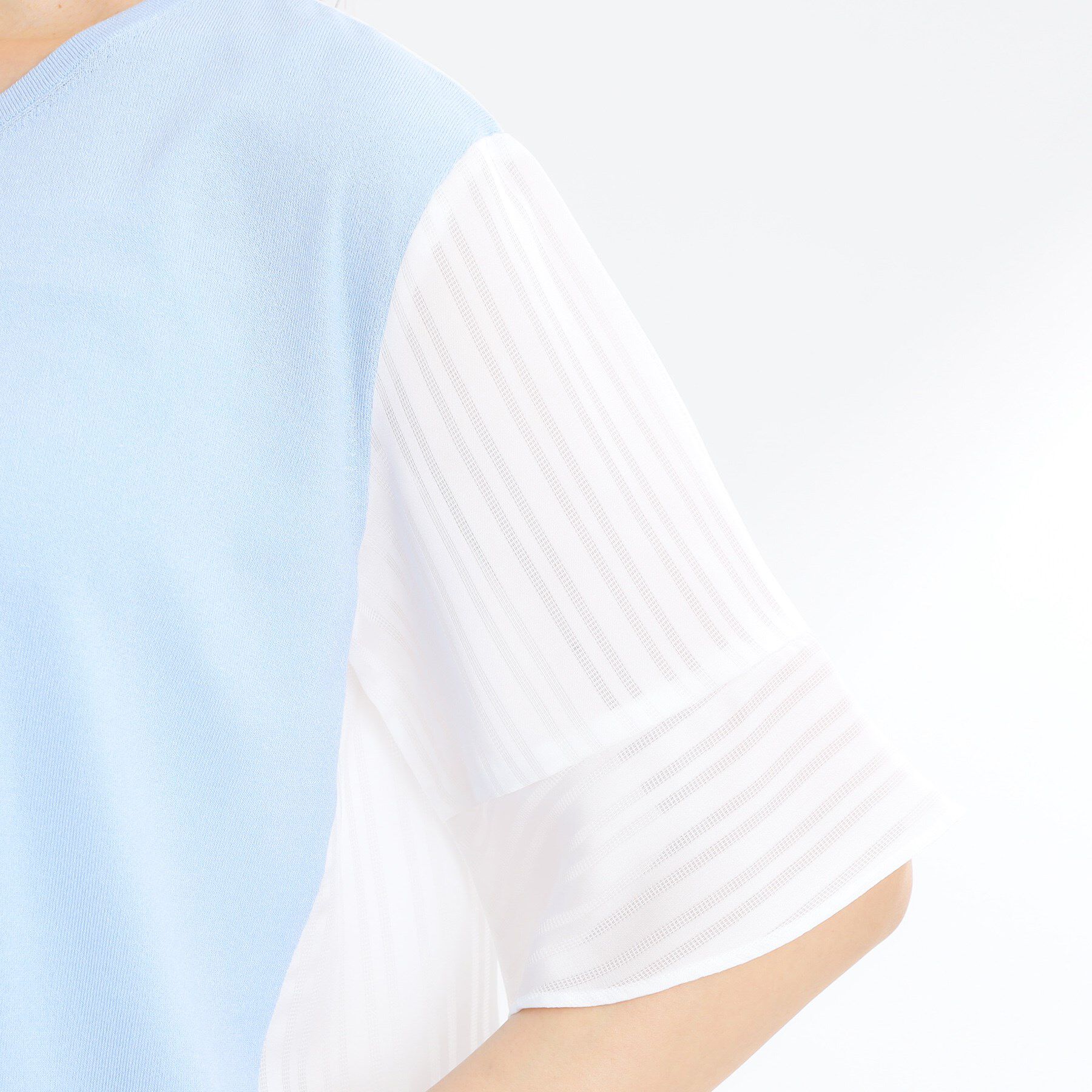 Reflect「バイカラードッキングニット」|ニット・セーター|