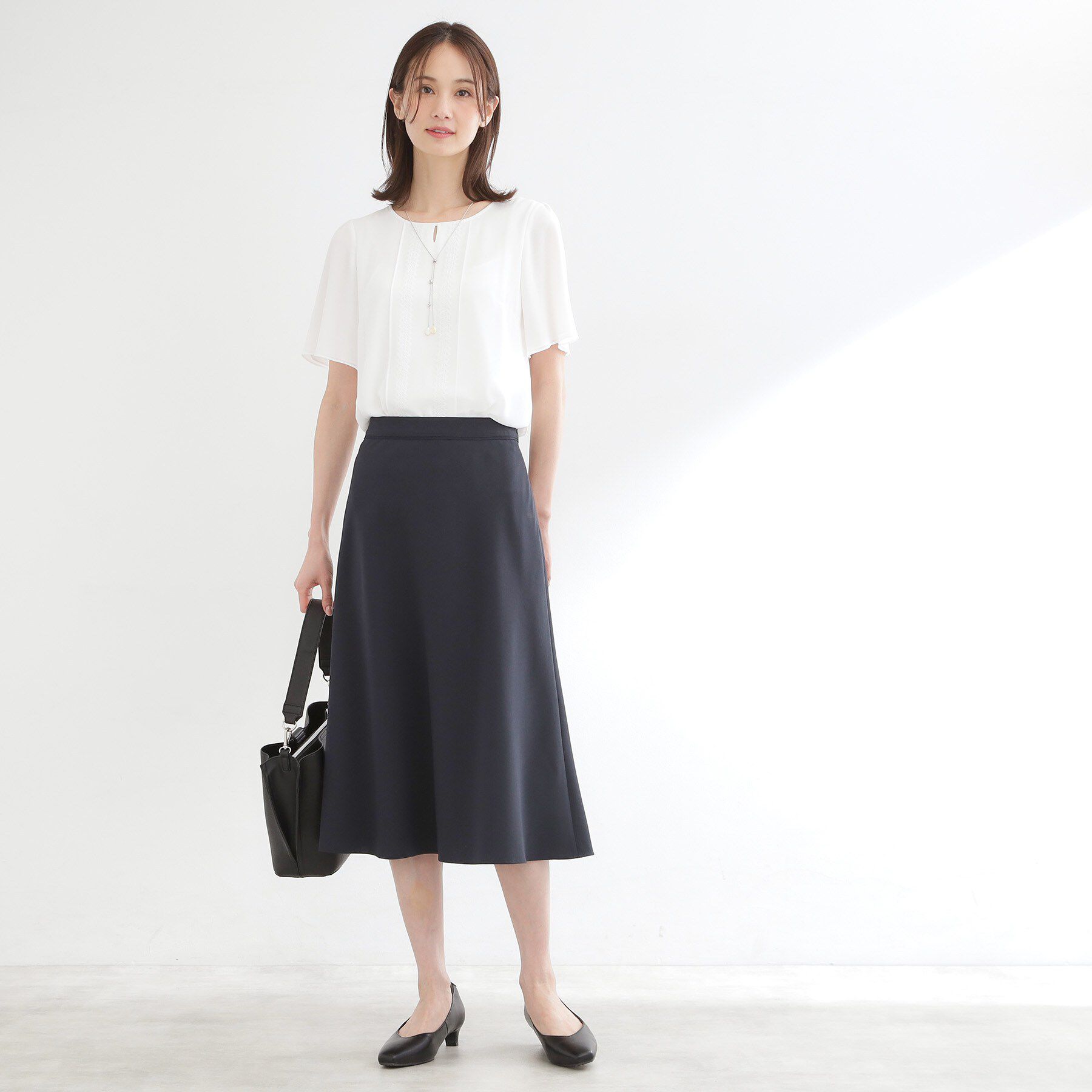 Reflect「【セットアップ可】セミフレアスカート」|スカート|