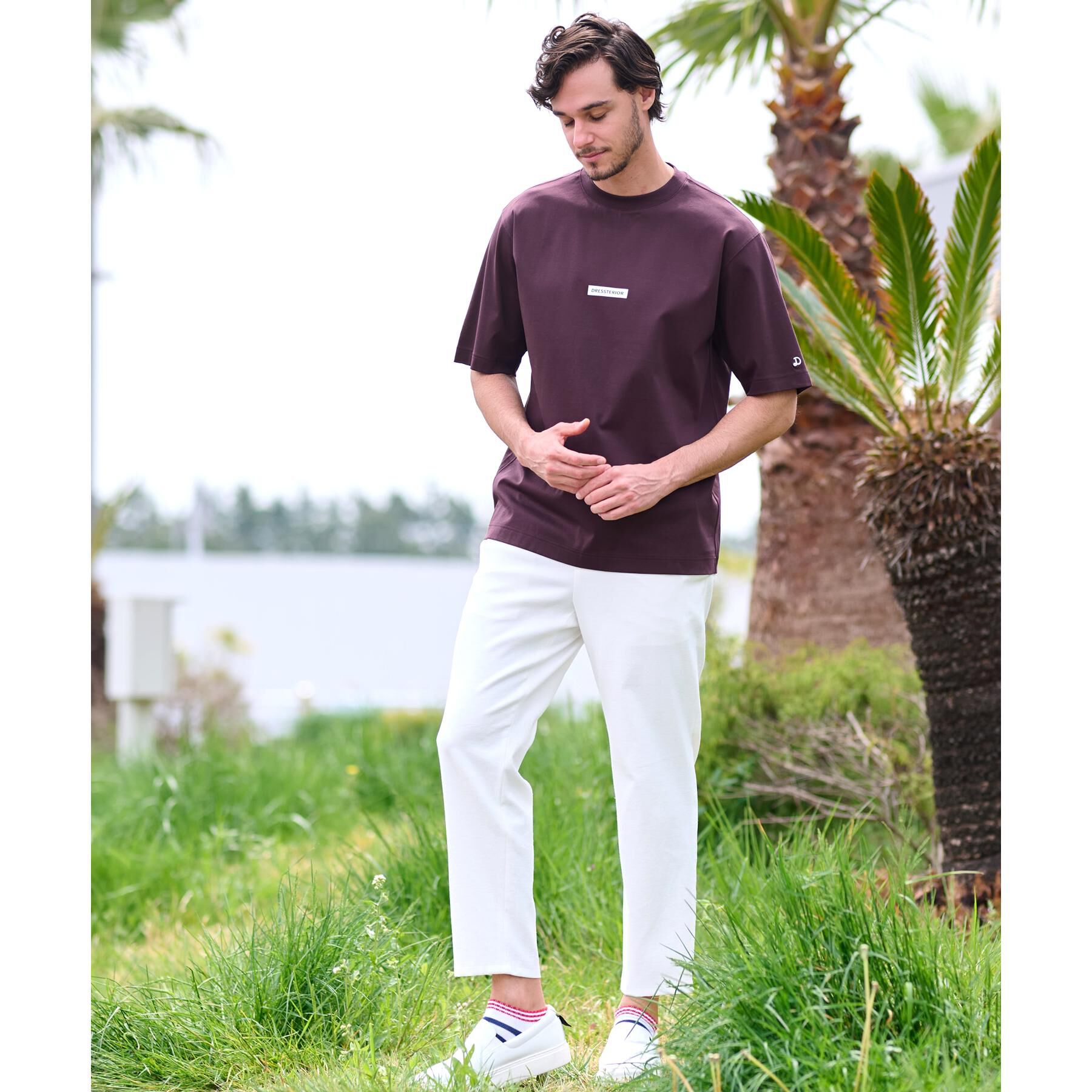 DRESSTERIOR「【接触冷感／抗菌防臭／消臭】ICE CLEAR COTTON NINEストリートTシャツ」|Tシャツ・カットソー|