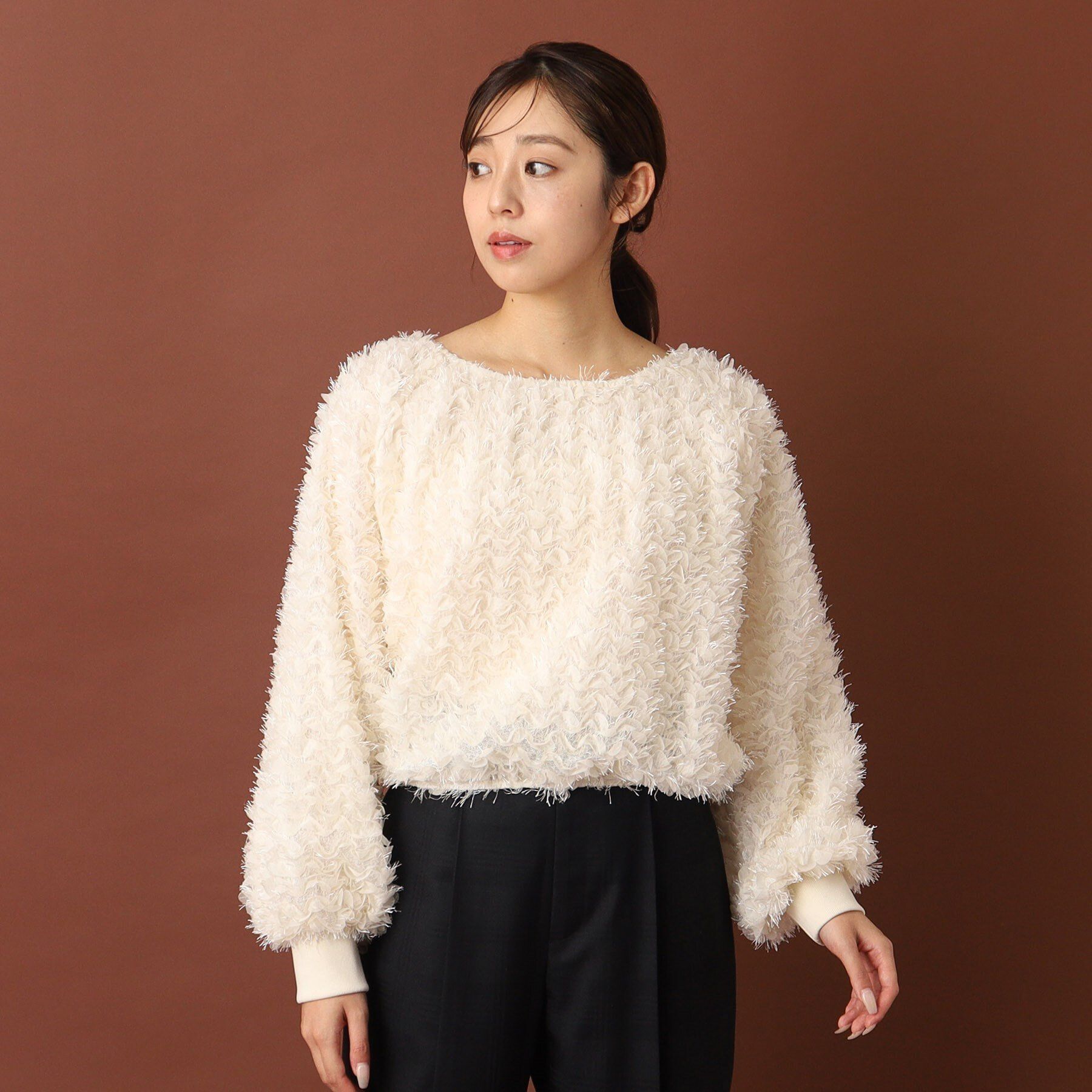 DRESSTERIOR「provoke（プロヴォーク）【別注】 フワラーモチーフブラウス」|シャツ・ブラウス|