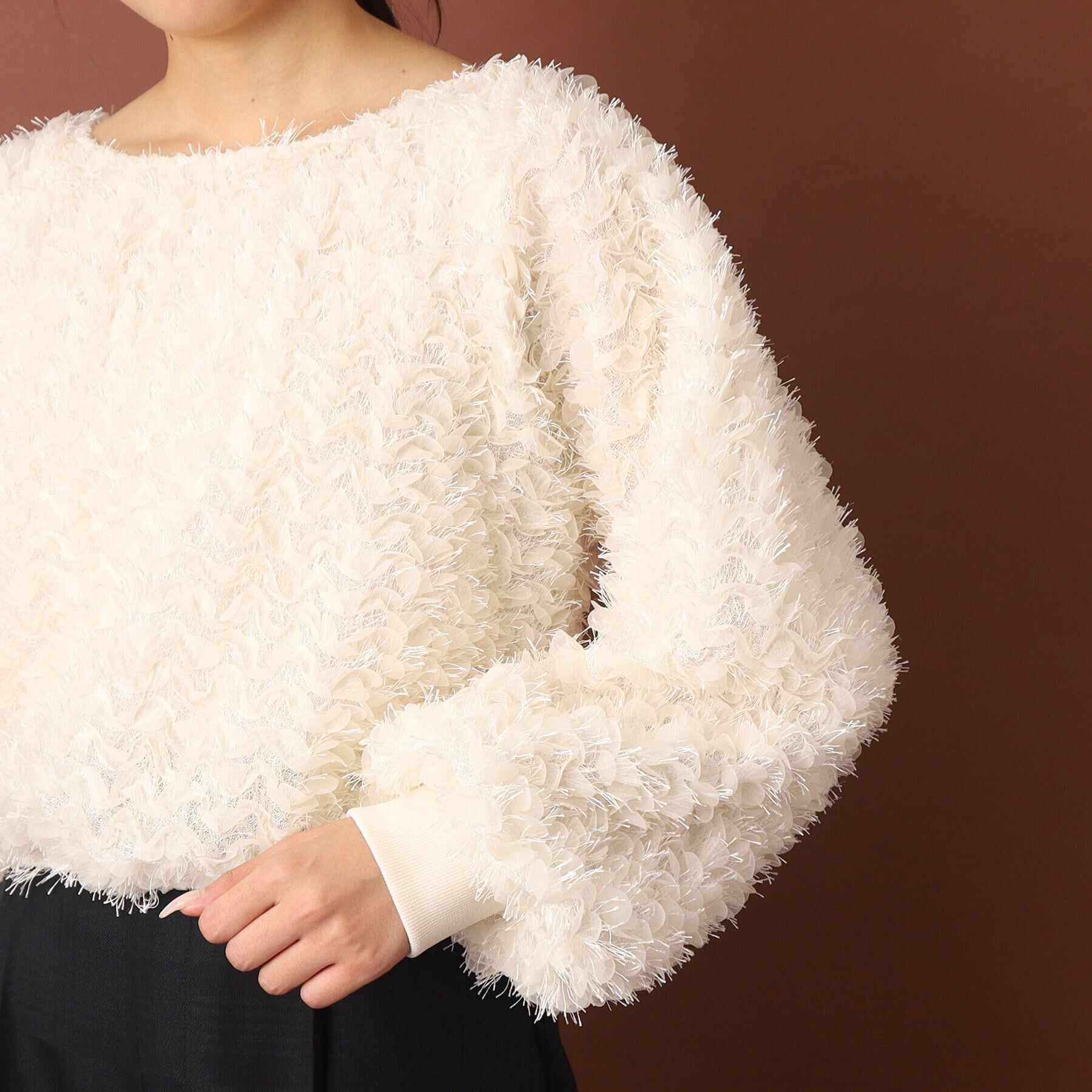 DRESSTERIOR「provoke（プロヴォーク）【別注】 フワラーモチーフブラウス」|シャツ・ブラウス|