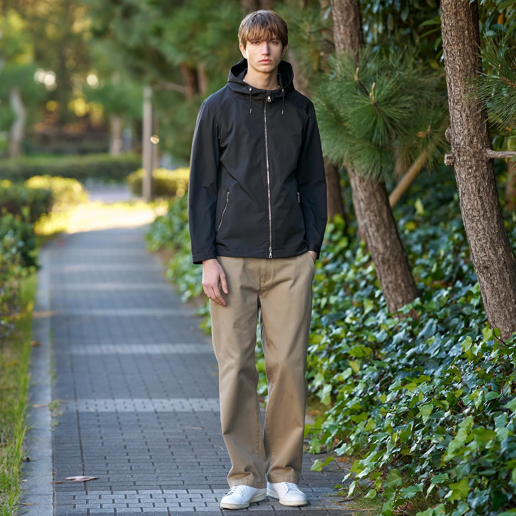 DRESSTERIOR「【撥水/透湿素材/ウォッシャブル】LIMONTA ハイスペックパーカー」|ブルゾン・スタジャン|