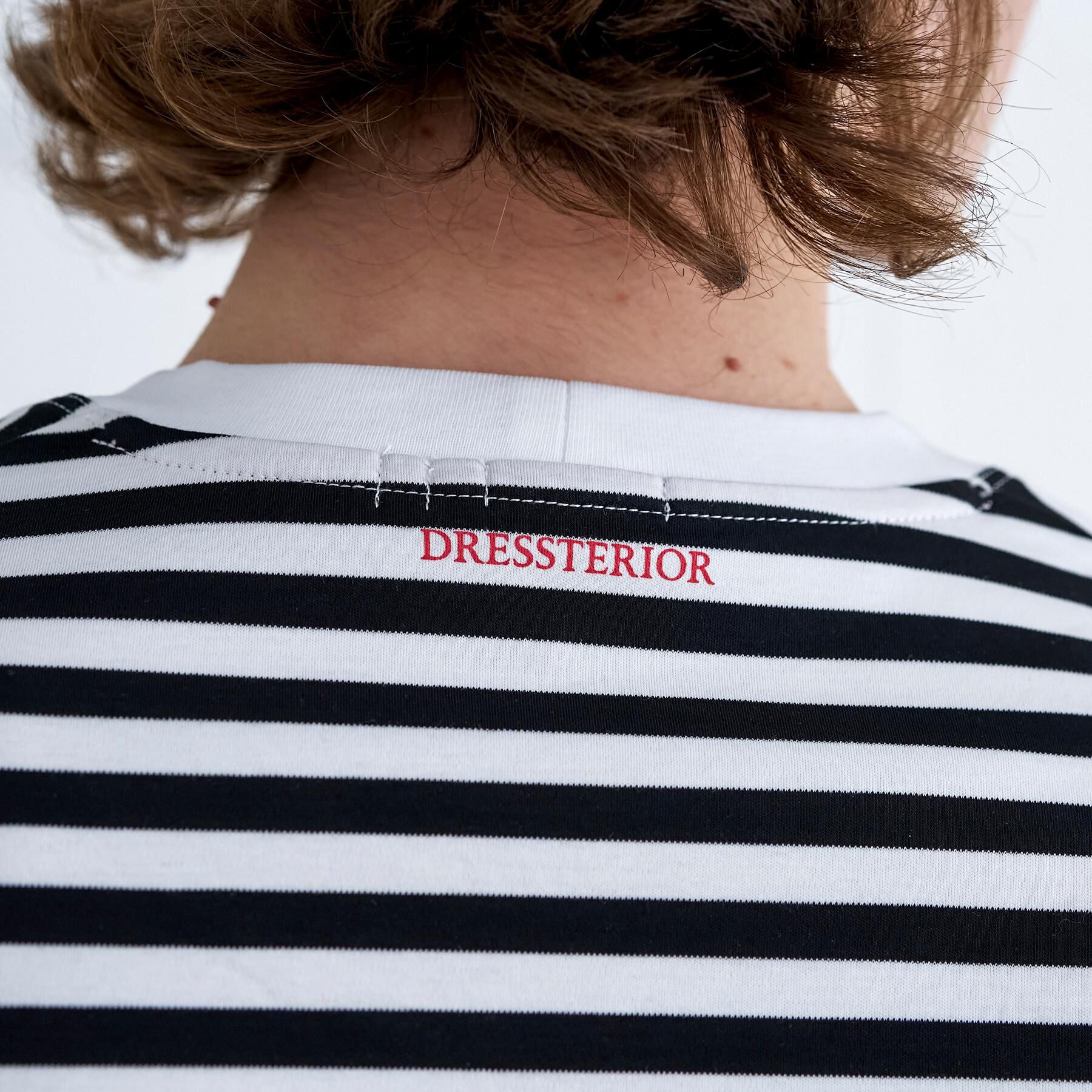 DRESSTERIOR「【接触冷感／抗菌防臭／消臭】ICE CLEAR COTTON ボーダーTシャツ」|Tシャツ・カットソー|