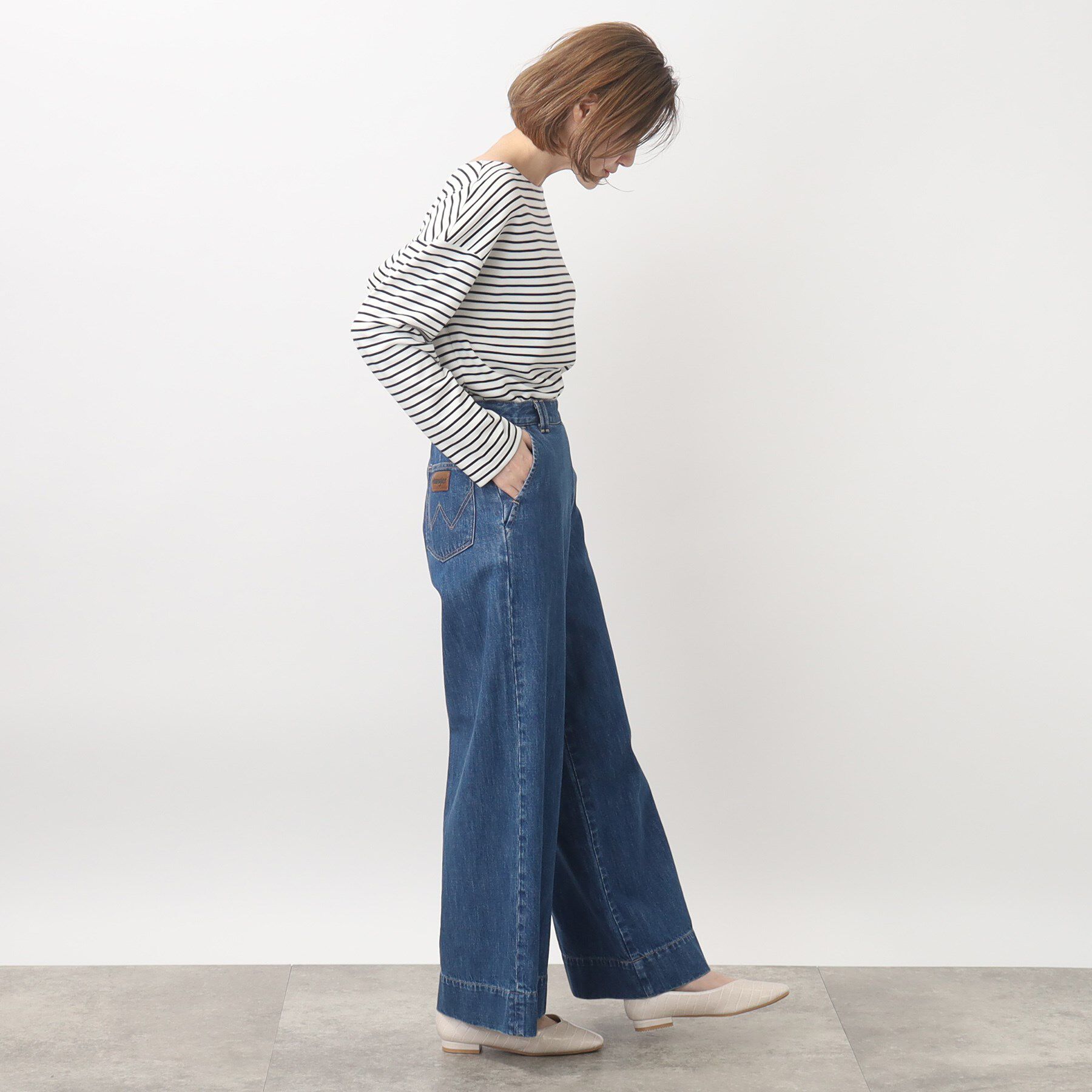 grove「【別注】Wrangler バギーパンツ」|デニム|