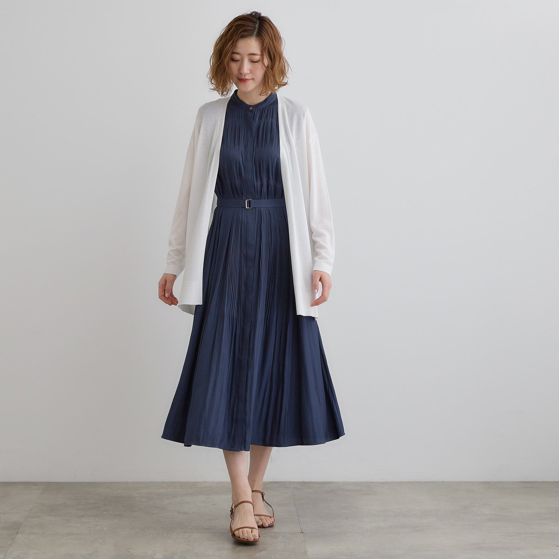 grove「【接触冷感/UVカットetc】夏に嬉しい機能付き！ベーシックロングカーディガン」|カーディガン|