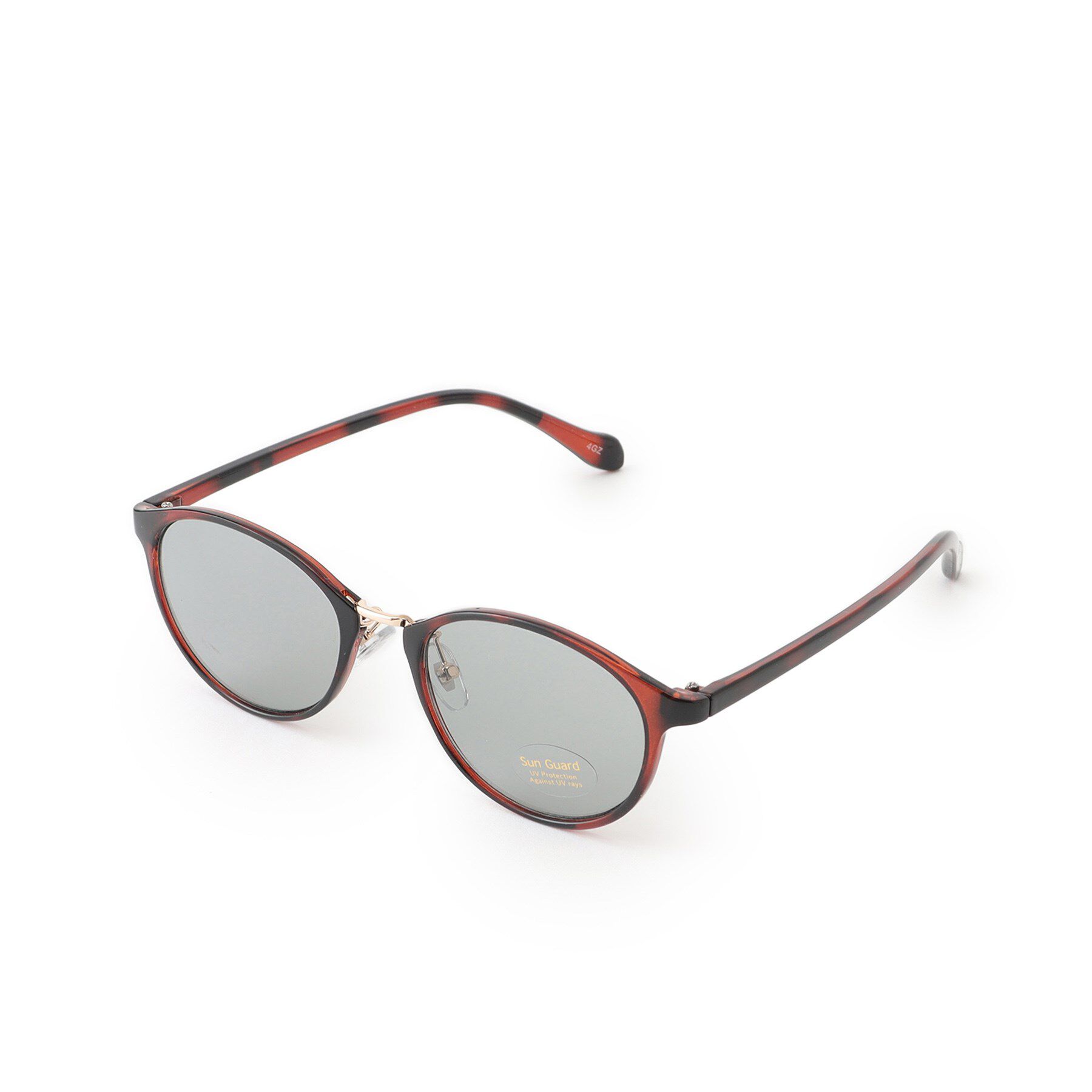 grove「アクリルメタルコンビサングラス」|メガネ|ブラウン(043)