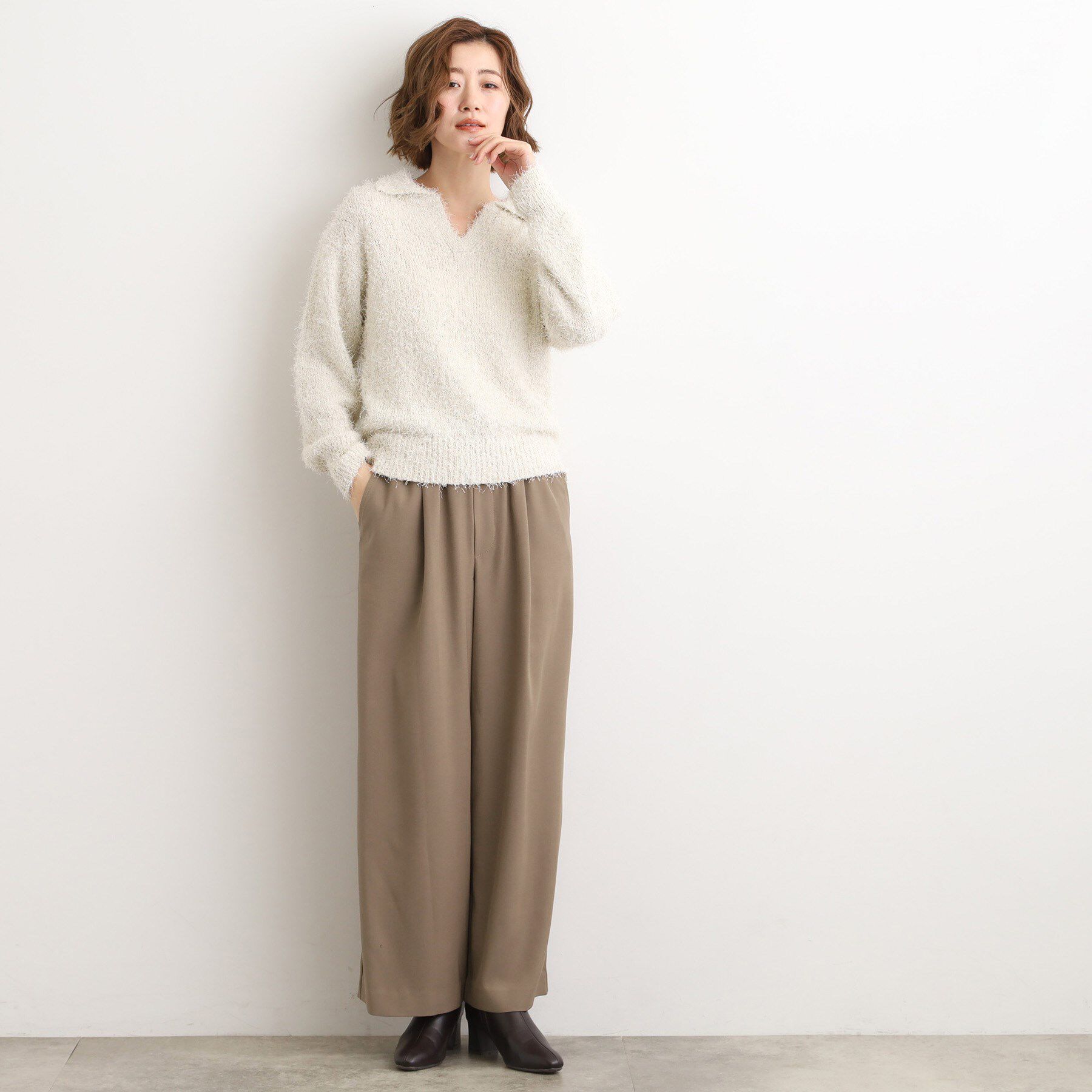 grove「きれい見えとリラックス感を両立。秋の大人カジュアルに効くイージーパンツ」|その他|