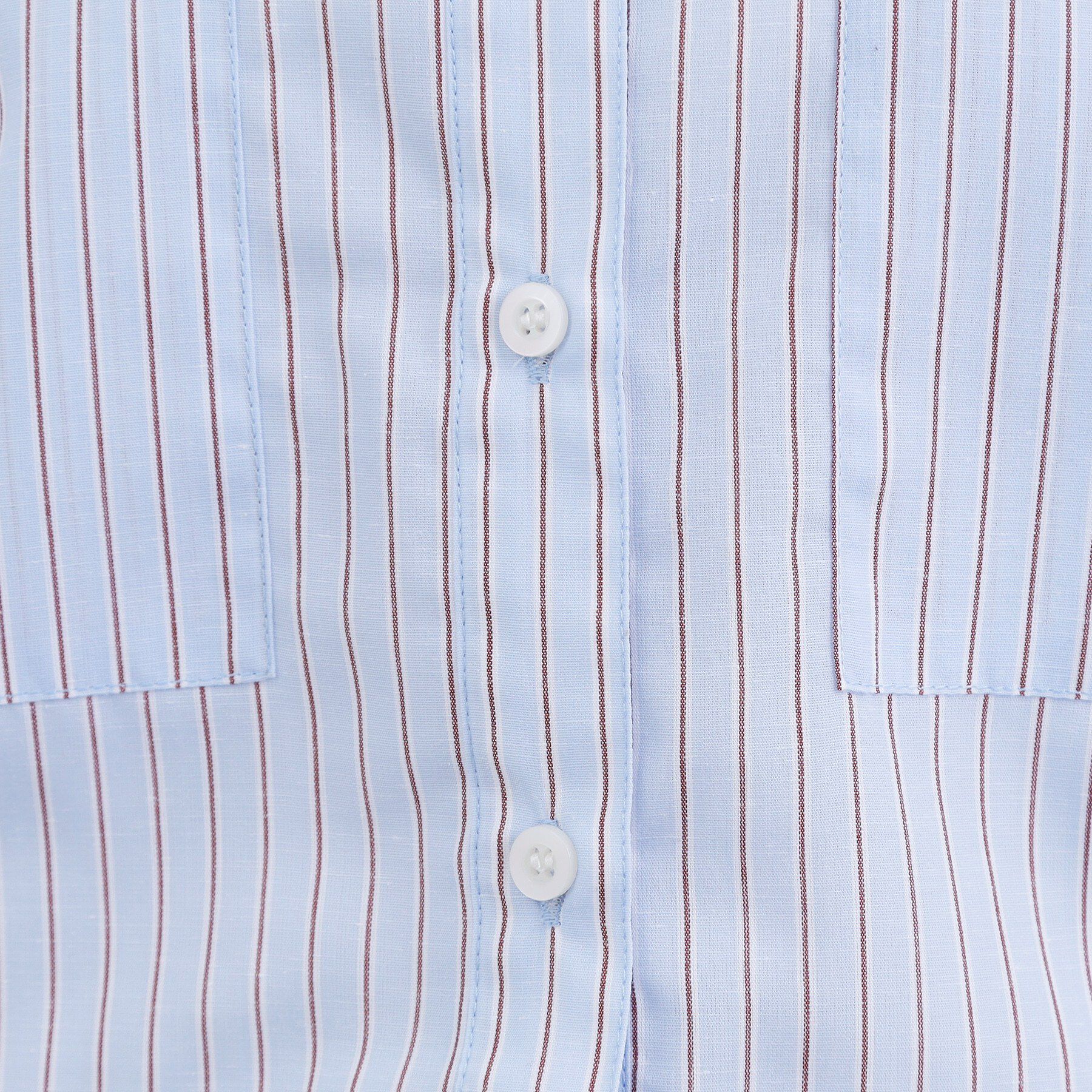 grove「【貴島明日香さん着用／イージーケア／接触冷感】麻ブレンドクロップドシャツ」|シャツ・ブラウス|