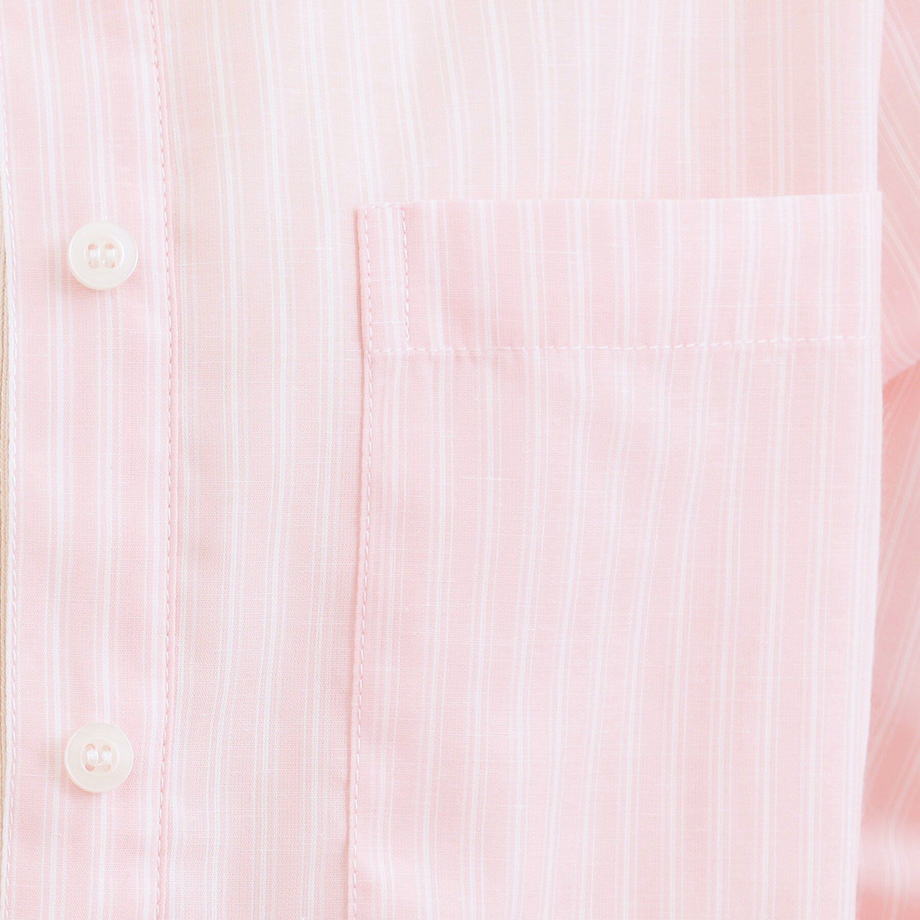 grove「【貴島明日香さん着用／イージーケア／接触冷感】麻ブレンドクロップドシャツ」|シャツ・ブラウス|