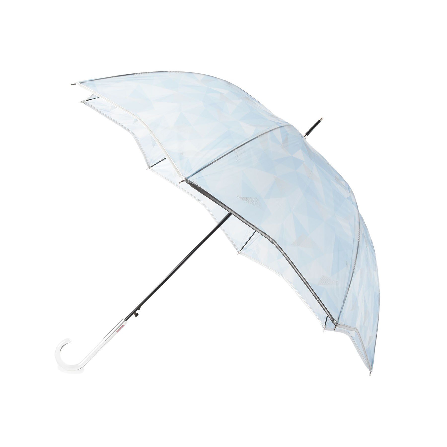 grove「【ビニール傘】ジェムストーンアンブレラ 雨傘 長傘 Wpc．」|傘|ブルー(091)