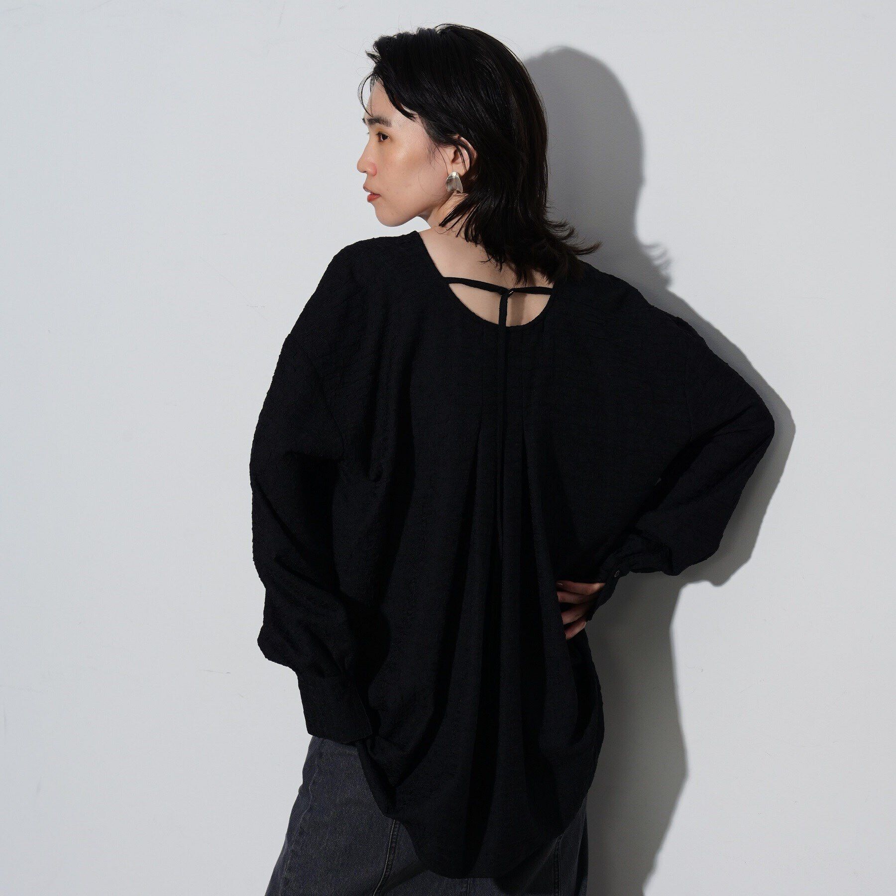 GALLEST「ジャカードフォルムブラウス」|シャツ・ブラウス|