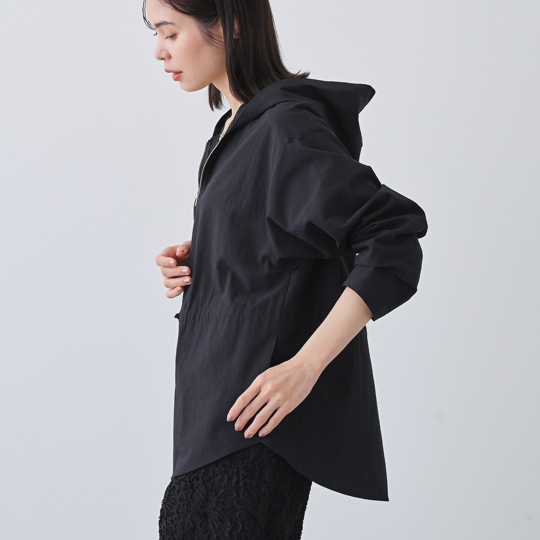 INDIVI「【日本製】ドライタッチ ウィンドブレーカー」|ブルゾン・スタジャン|