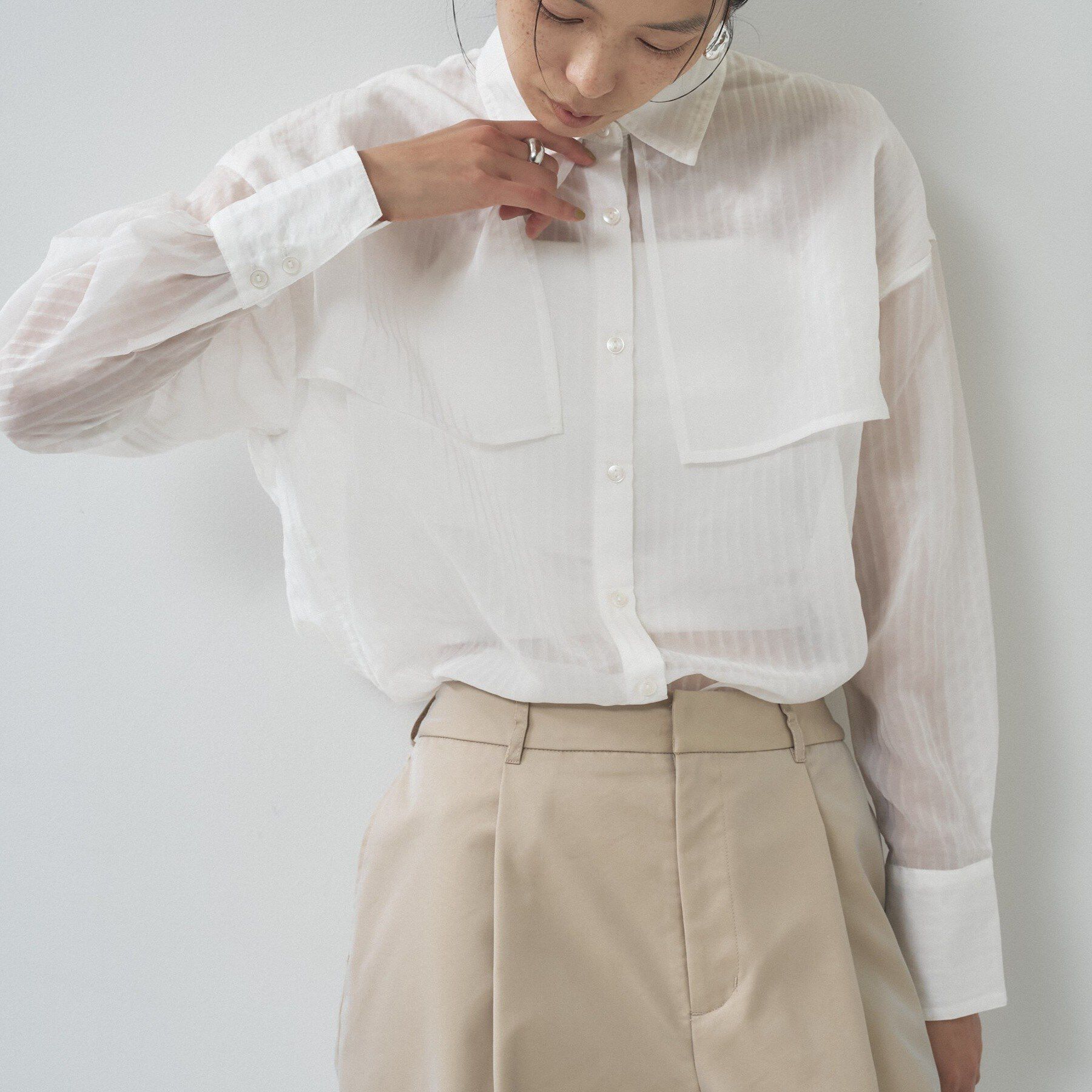 GALLEST「【接触冷感】ファインシアーブラウス」|シャツ・ブラウス|