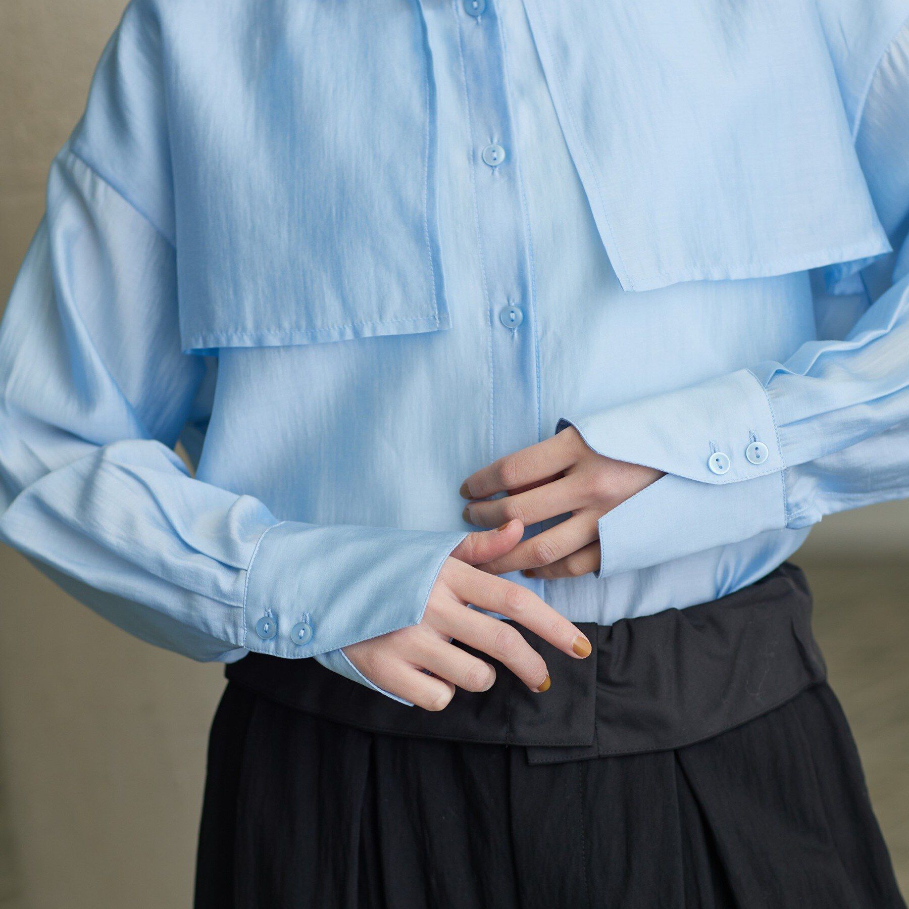 GALLEST「【接触冷感】ファインシアーブラウス」|シャツ・ブラウス|