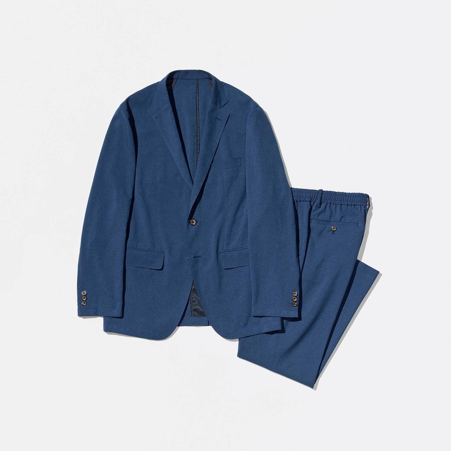 TAKEO KIKUCHI「【LIMITED】コンフォータブル セットアップ /ジャケット＆パンツ」|テーラードジャケット|ブルー(093)