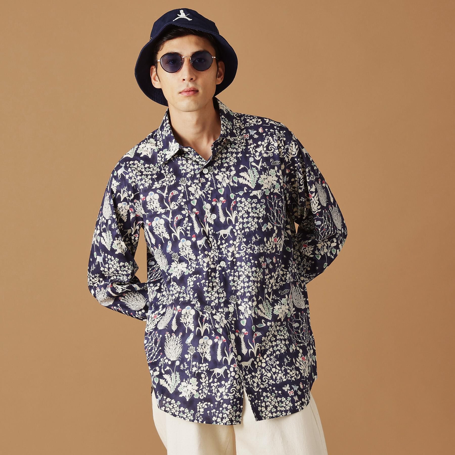 40CARATS&525「【Sサイズ～】フラワープリントシャツ」|シャツ・ブラウス|