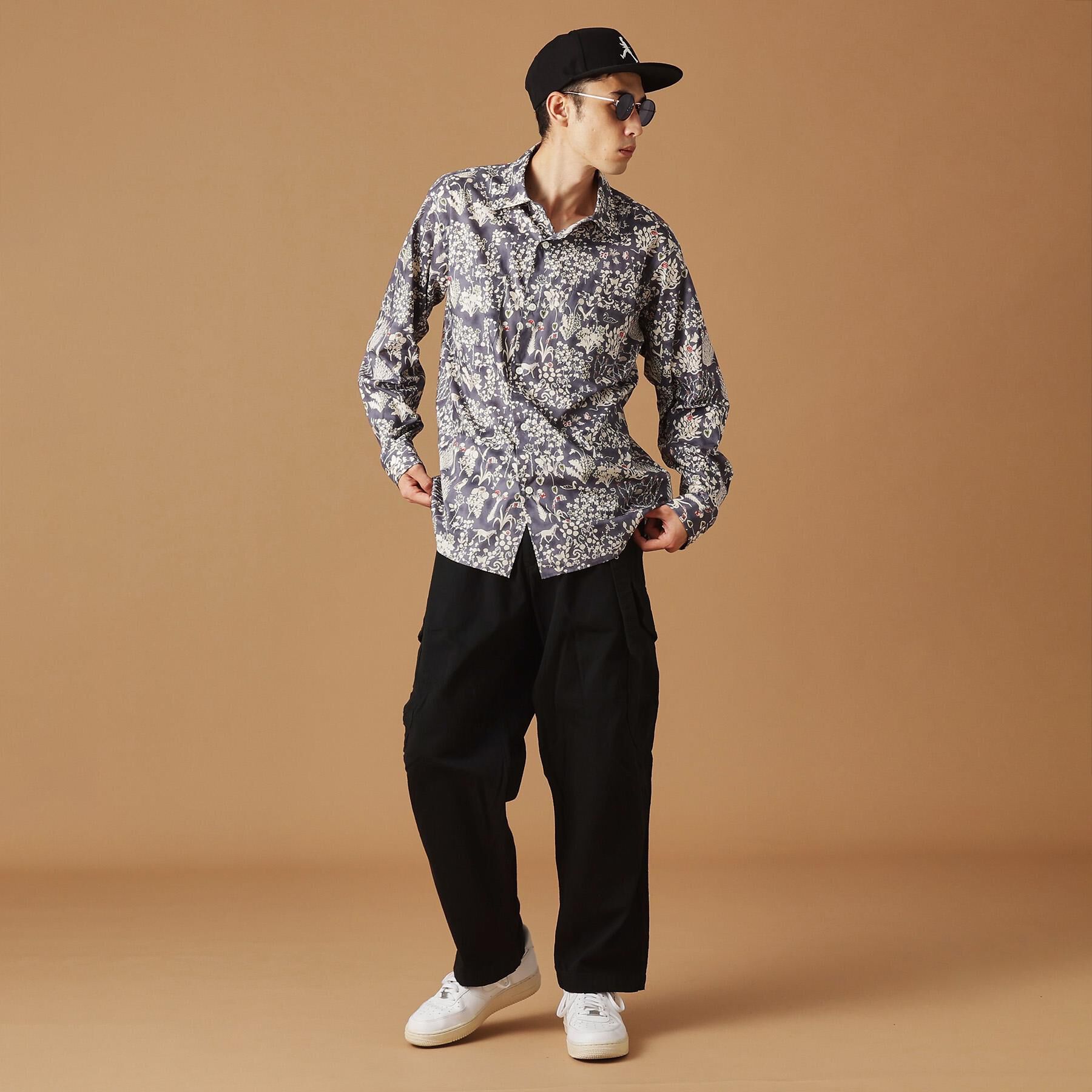 40CARATS&525「【Sサイズ～】フラワープリントシャツ」|シャツ・ブラウス|