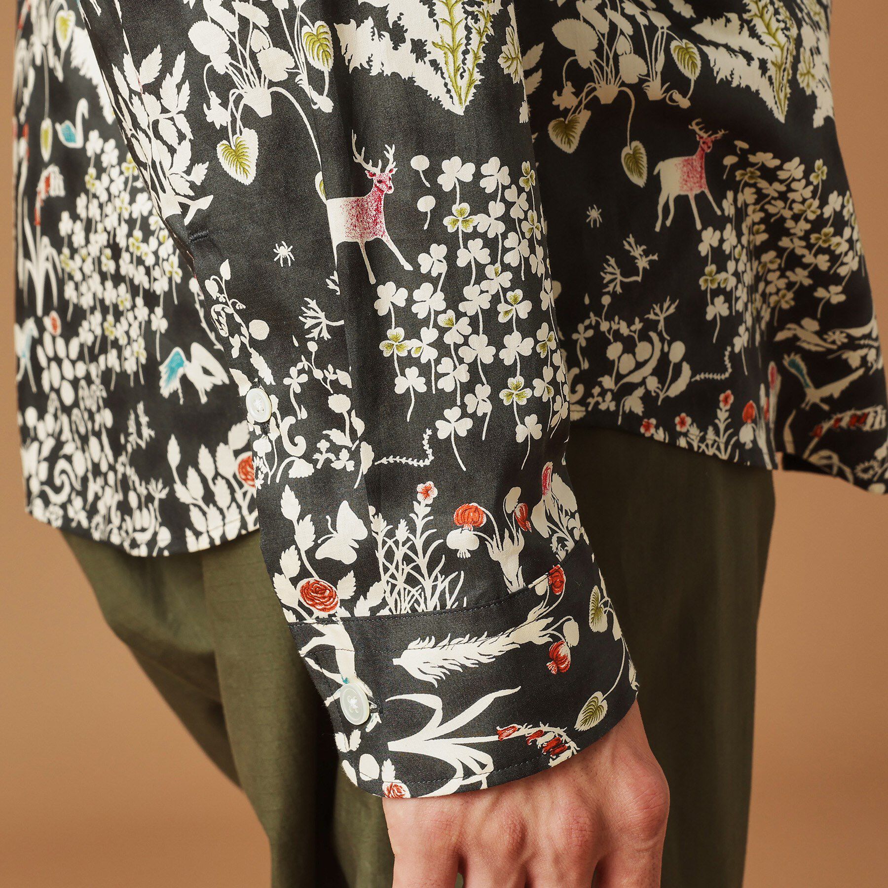 40CARATS&525「【Sサイズ～】フラワープリントシャツ」|シャツ・ブラウス|