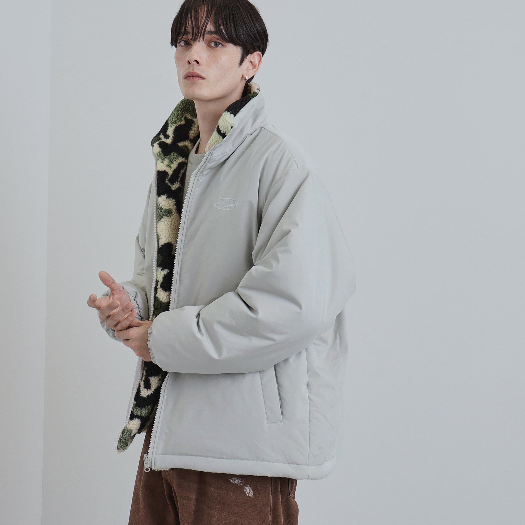 tk.TAKEO KIKUCHI「【WEB限定】リバーシブルボアブルゾン」|ブルゾン・スタジャン|