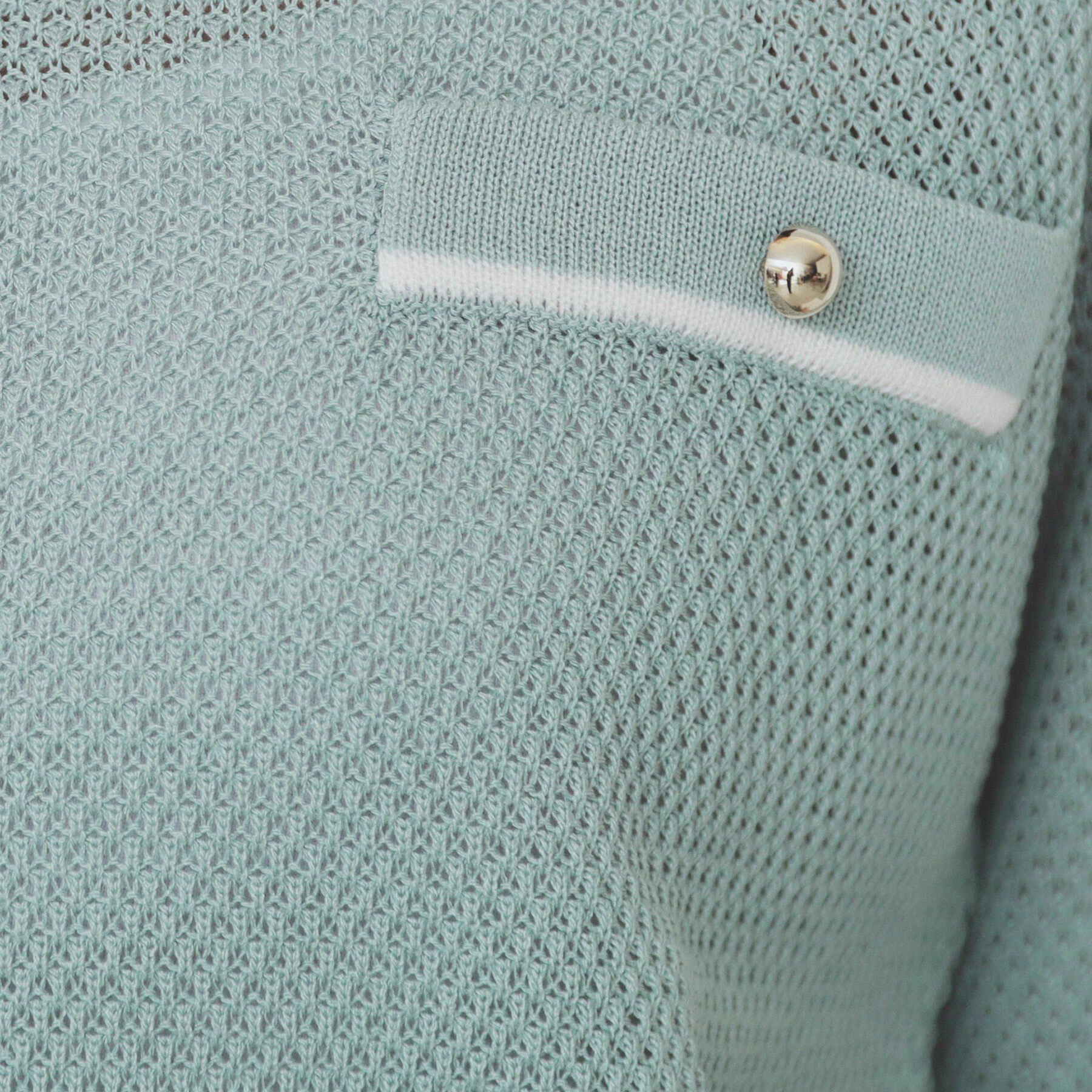 index「バイカラー半袖カーディガン【洗える/抗ピル】」|カーディガン|