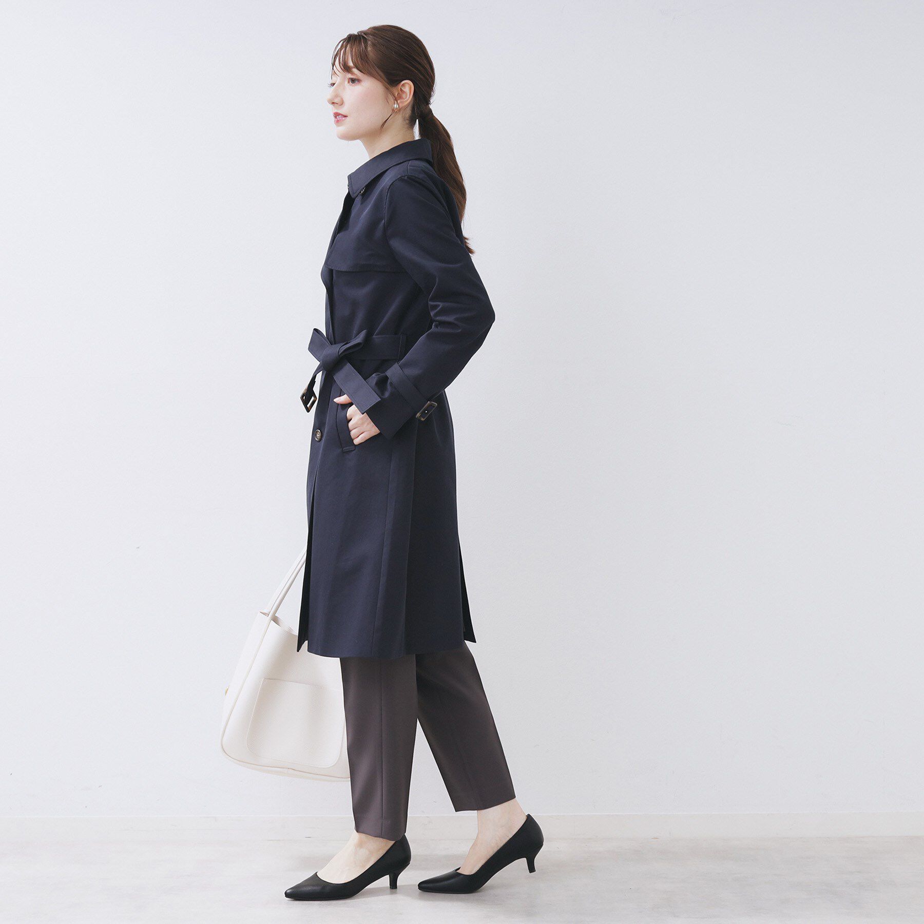 index「トレンチコート【洗濯機OK/撥水/花粉対応】《XS～3L》」|トレンチコート|