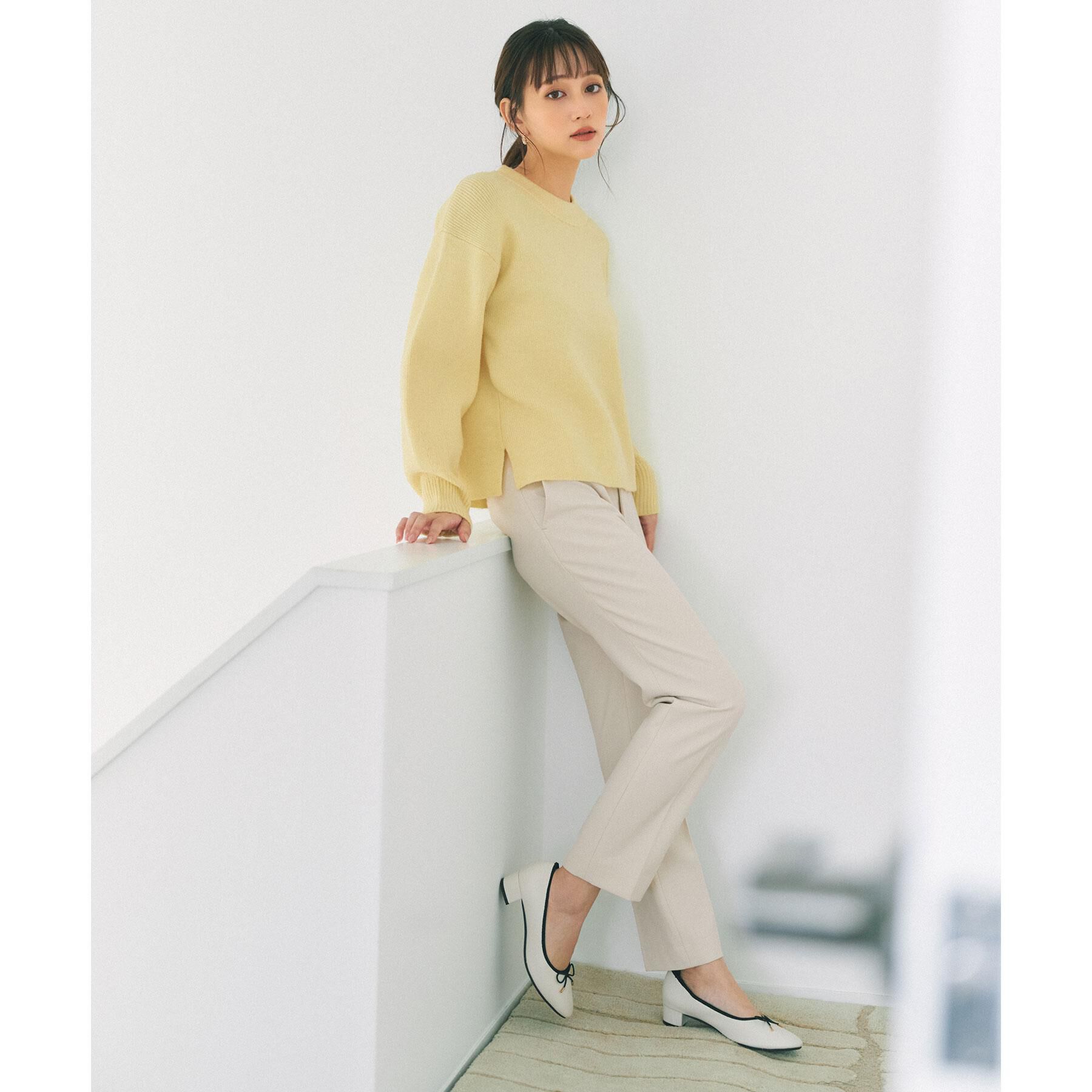 index「モックネックボクシーラメニット【洗濯機OK】《7col》」|ニット・セーター|