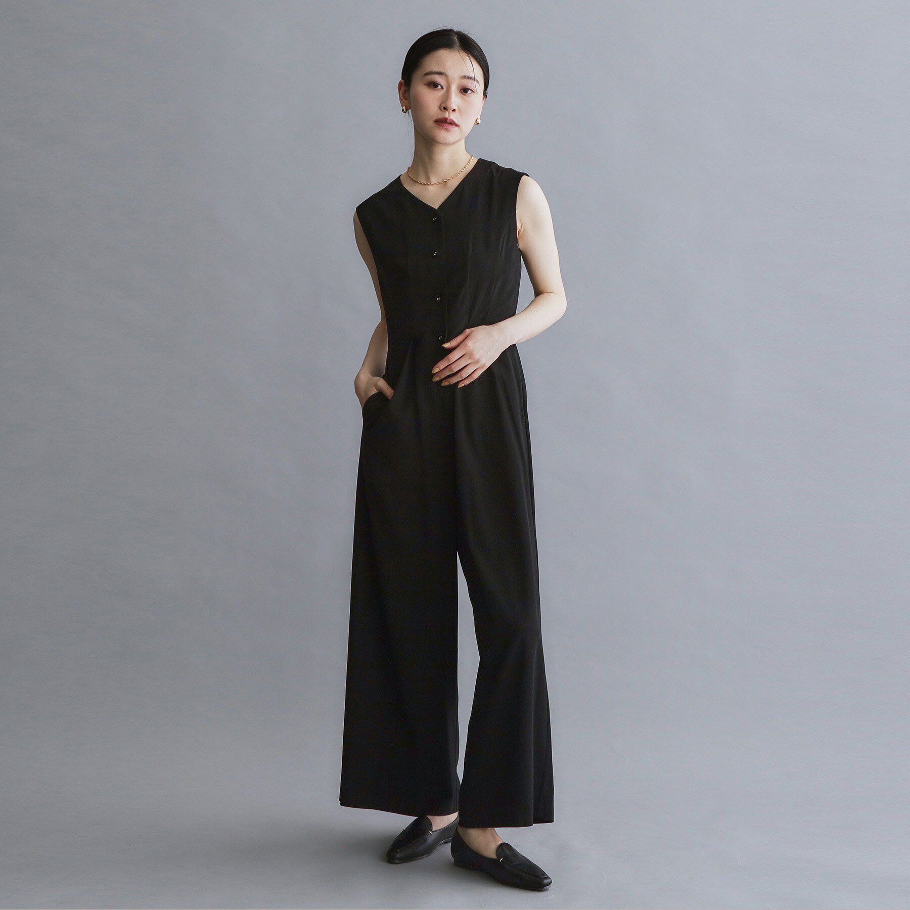 OPAQUE.CLIP「【es】ワイドオールインワン【洗濯機OK】」|オールインワン|