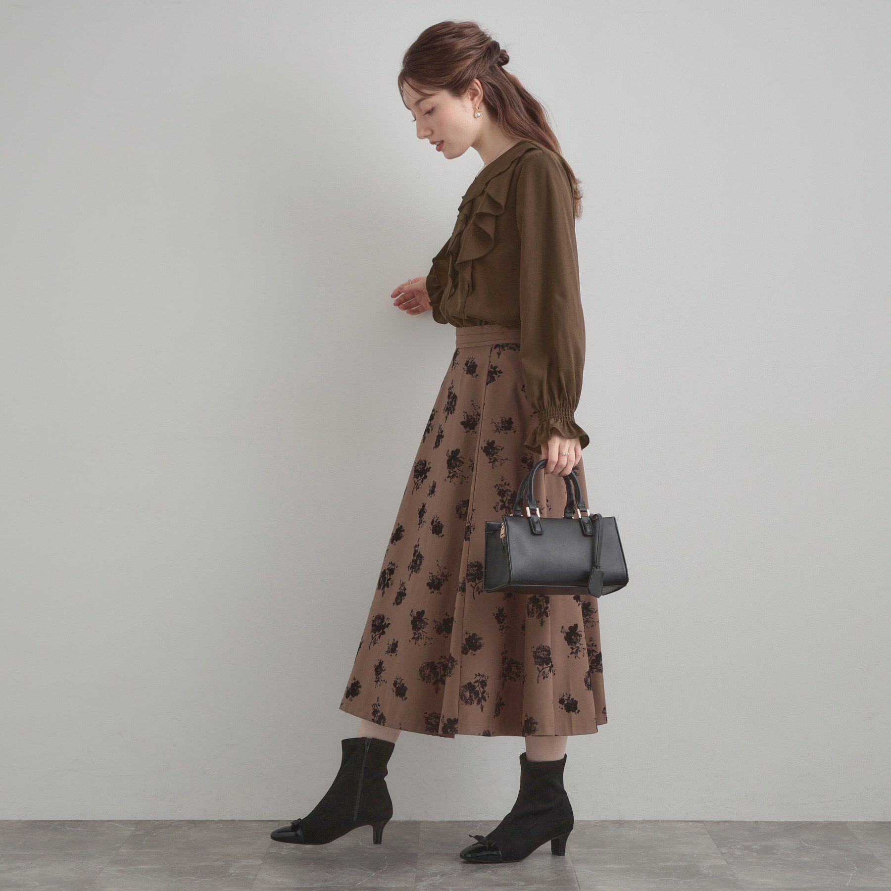 Couture broach「【大人可愛い・通勤】ラッフルフリルブラウス」|シャツ・ブラウス|